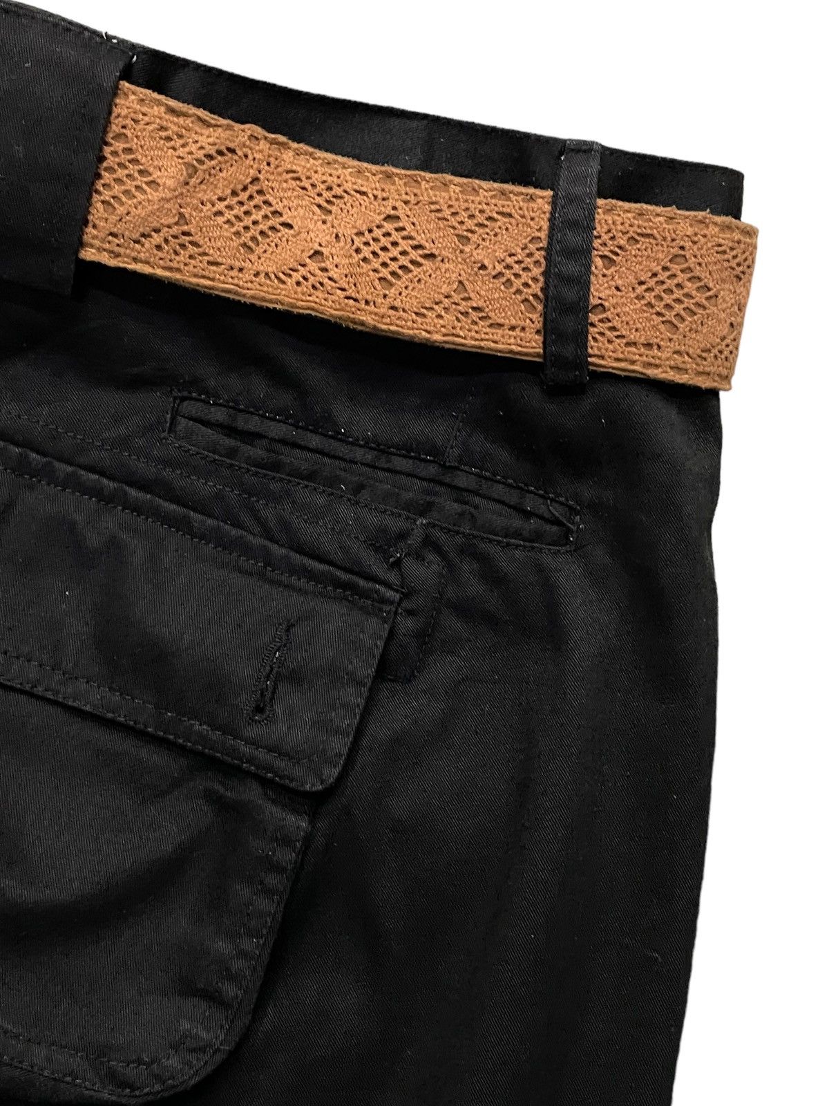 Edition Japan × Japanese Brand Up Start Smile Japan Drop Crotch Baggy Cargo & Tassel Belt Size US 32 / EU 48 - 11 Thumbnail