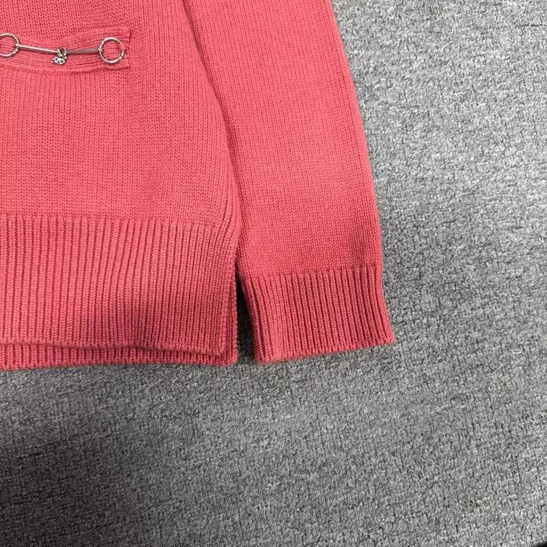 Hermes Hermes Horse-bit Cashmere V-neck Sweater Size XS / US 0-2 / IT 36-38 - 4 Thumbnail