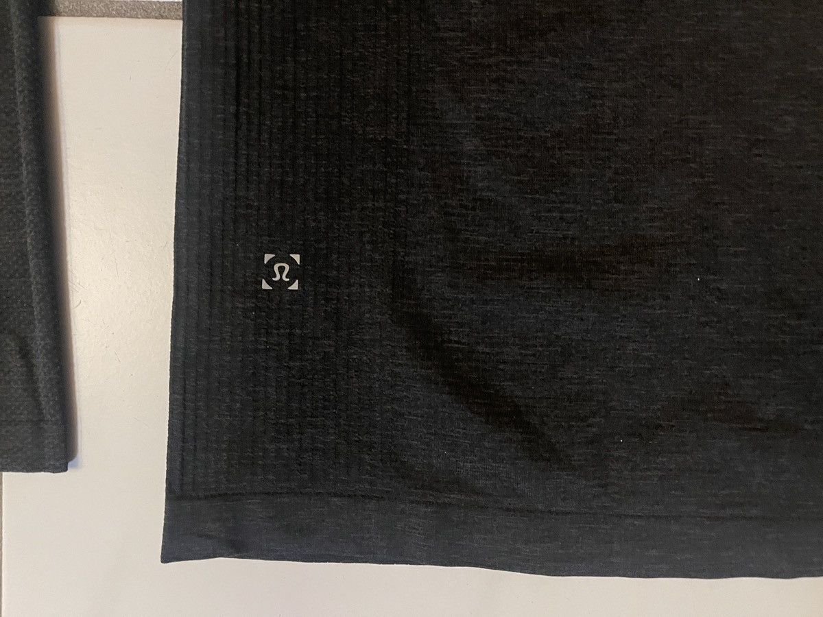 Lululemon Lululemon Quarter Zip Large Gray Metal Vent Tech Pullover Size US L / EU 52-54 / 3 - 7 Thumbnail