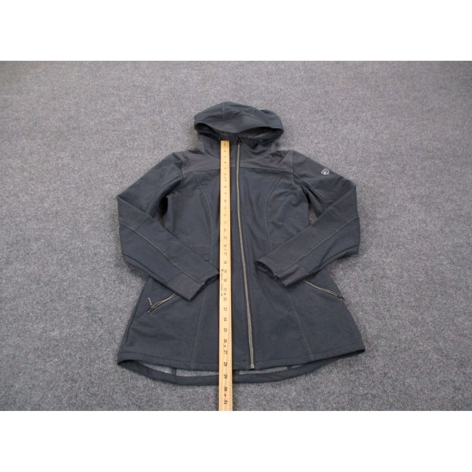 Vintage Kuhl Jacket Women S Gray Nylon Camping Hiking Jumper Hoodie Outdoors Parka Shirt Ladies S Gray Logo Pockets Hooded Zip Full Zip Thermal Size S / US 4 / IT 40 - 3 Thumbnail