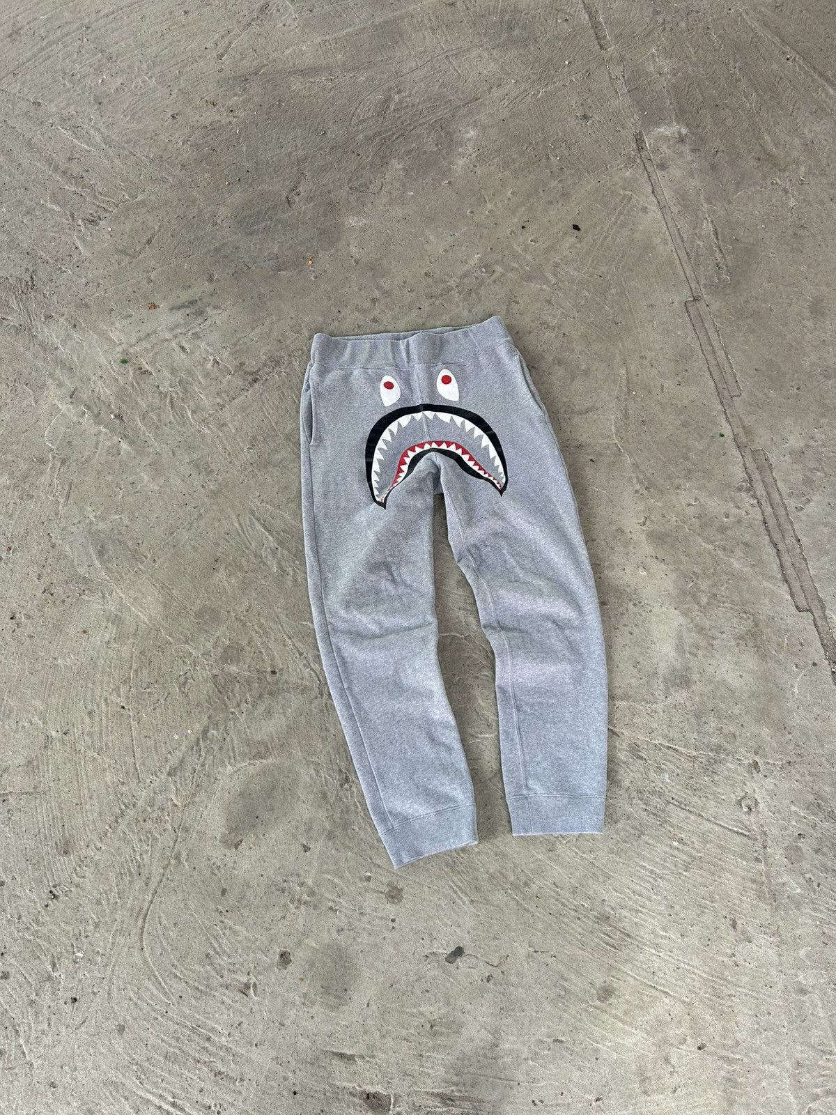Bape Rare Bape Shark Sweatpants Grey Blue Camo Pocket Y2K Size S Size US 30 / EU 46 - 3 Thumbnail