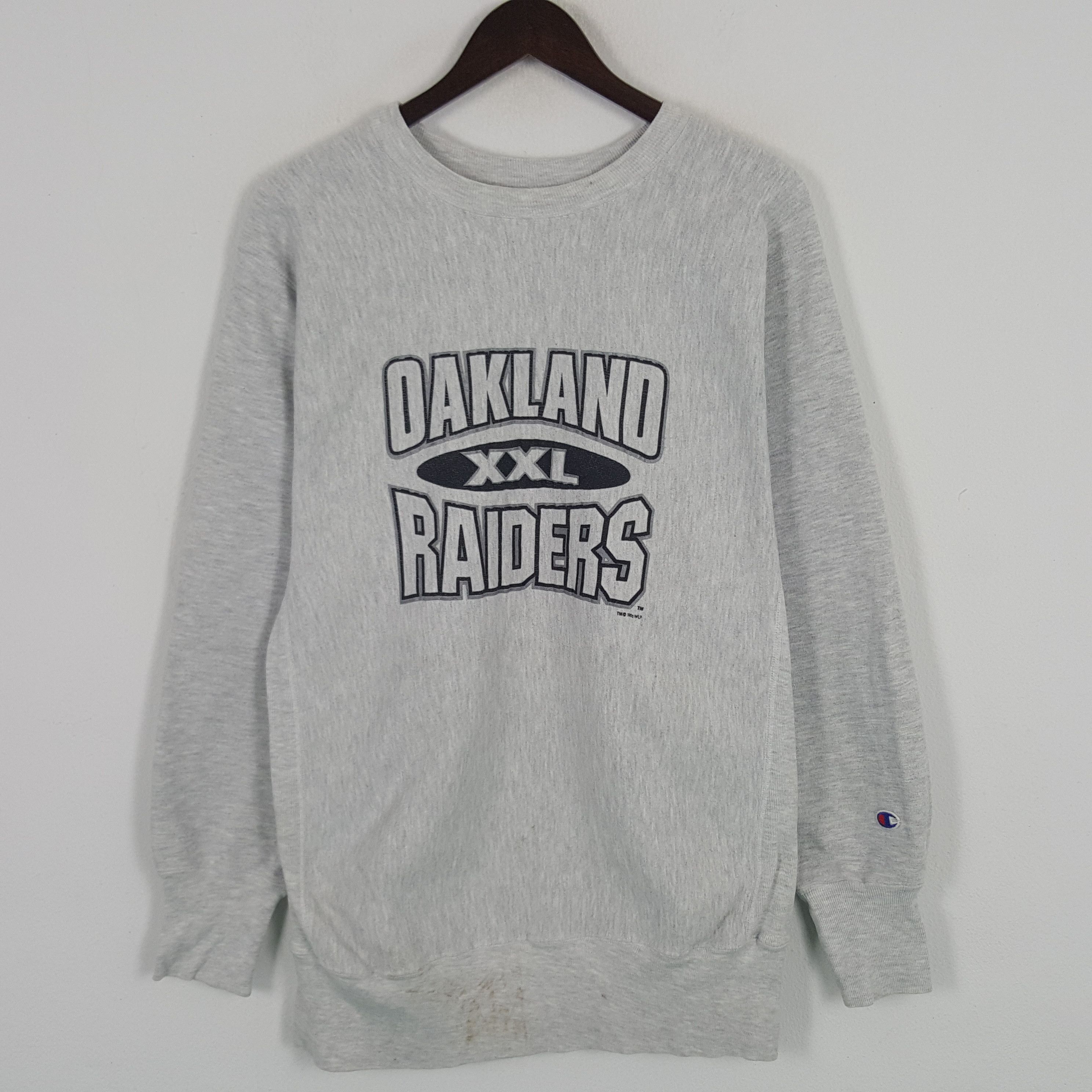 Champion × NFL × Vintage Vintage Oakland XXL Riders Sweatshirt Size US L / EU 52-54 / 3 - 1 Thumbnail