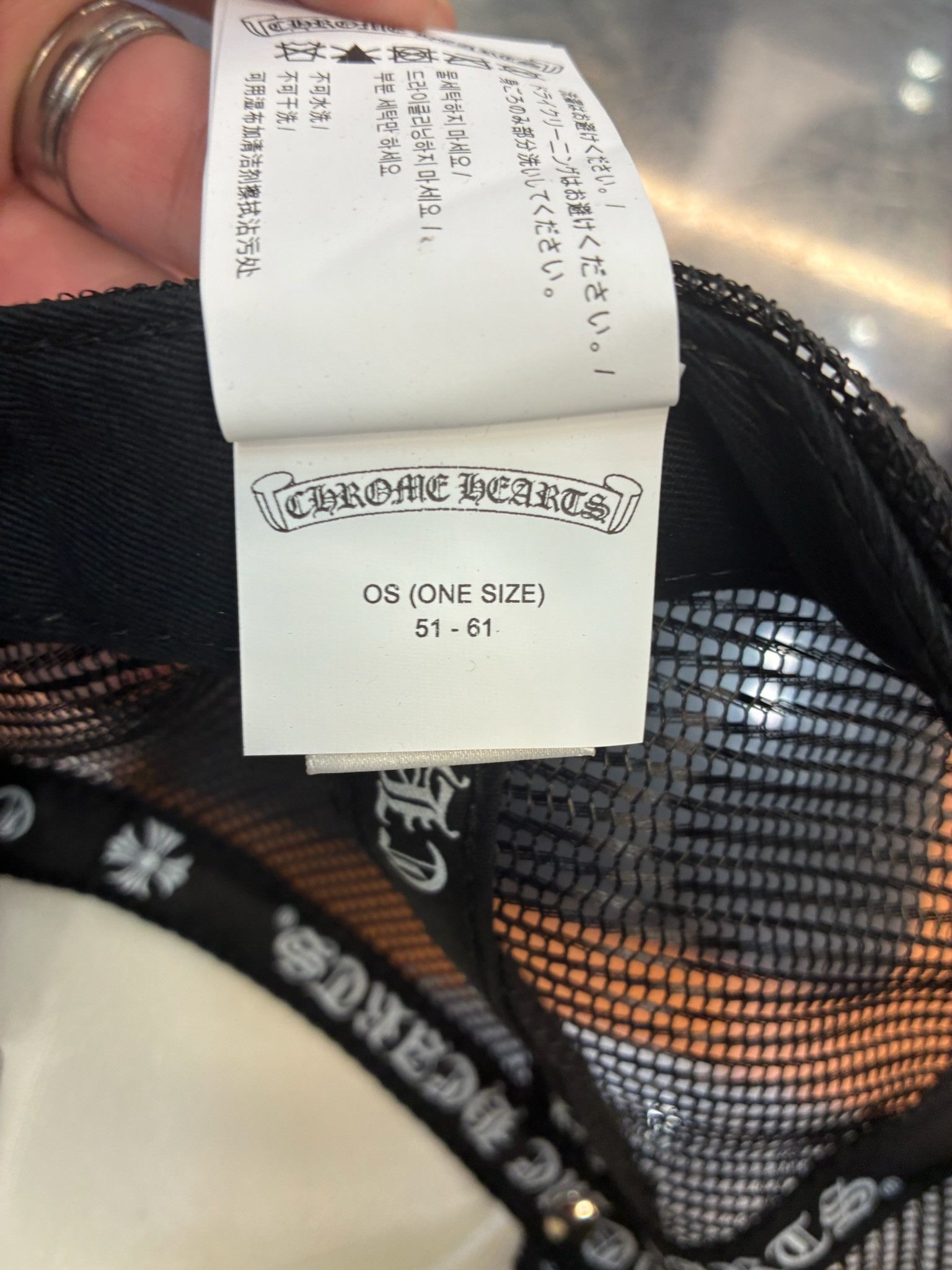 Chrome Hearts Chrome Hearts Hollywood Trucker Hat Size ONE SIZE - 10 Thumbnail