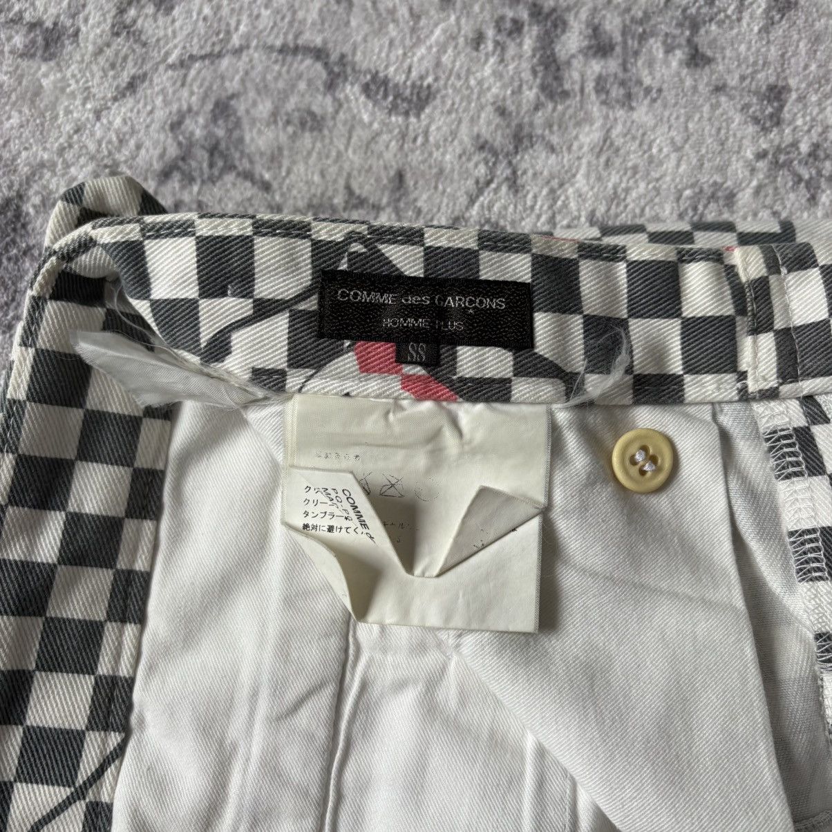 Comme des Garcons Homme Plus CDG Homme Plus Rolling Stones Tongue Lips Patchwork Pants Size US 29 - 10 Thumbnail