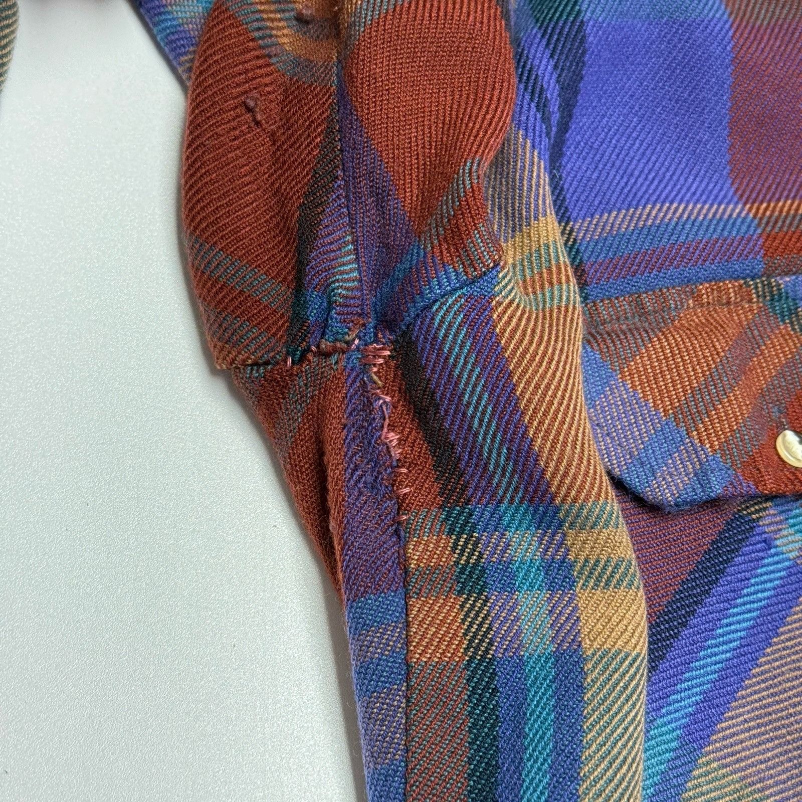 Vintage Vintage Williams Bay Plaid Button Up Flannel Shirt Mens L Size US L / EU 52-54 / 3 - 7 Thumbnail