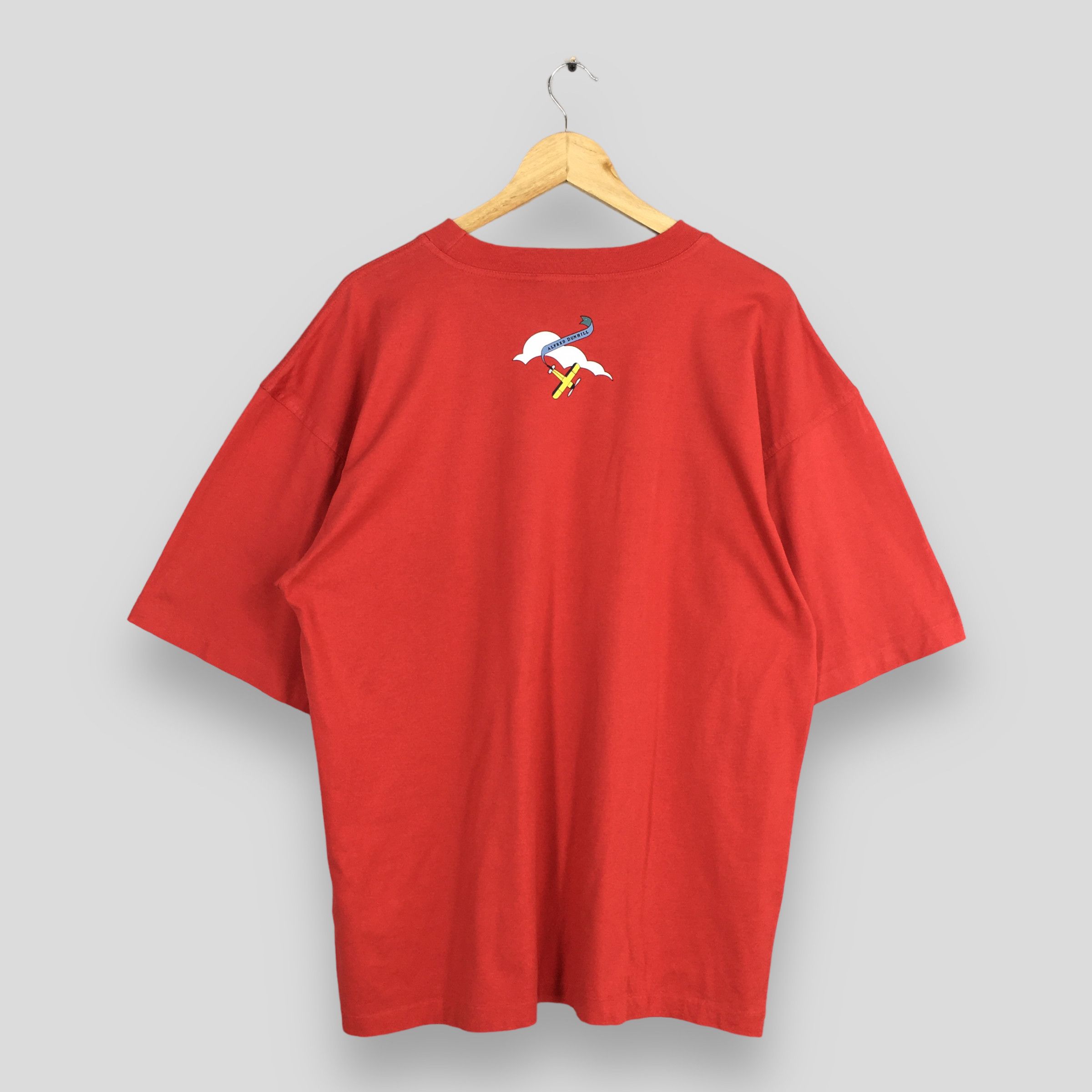 Alfred Dunhill Vintage Dunhill Red T shirt Medium Size US M / EU 48-50 / 2 - 6 Thumbnail