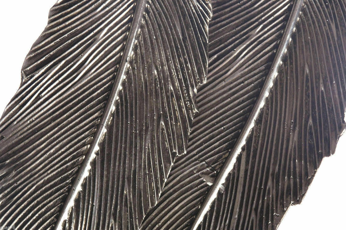 Designer Sterling Tribal Wide Feather Pierced Earrings Alberto Juan Size ONE SIZE - 4 Thumbnail