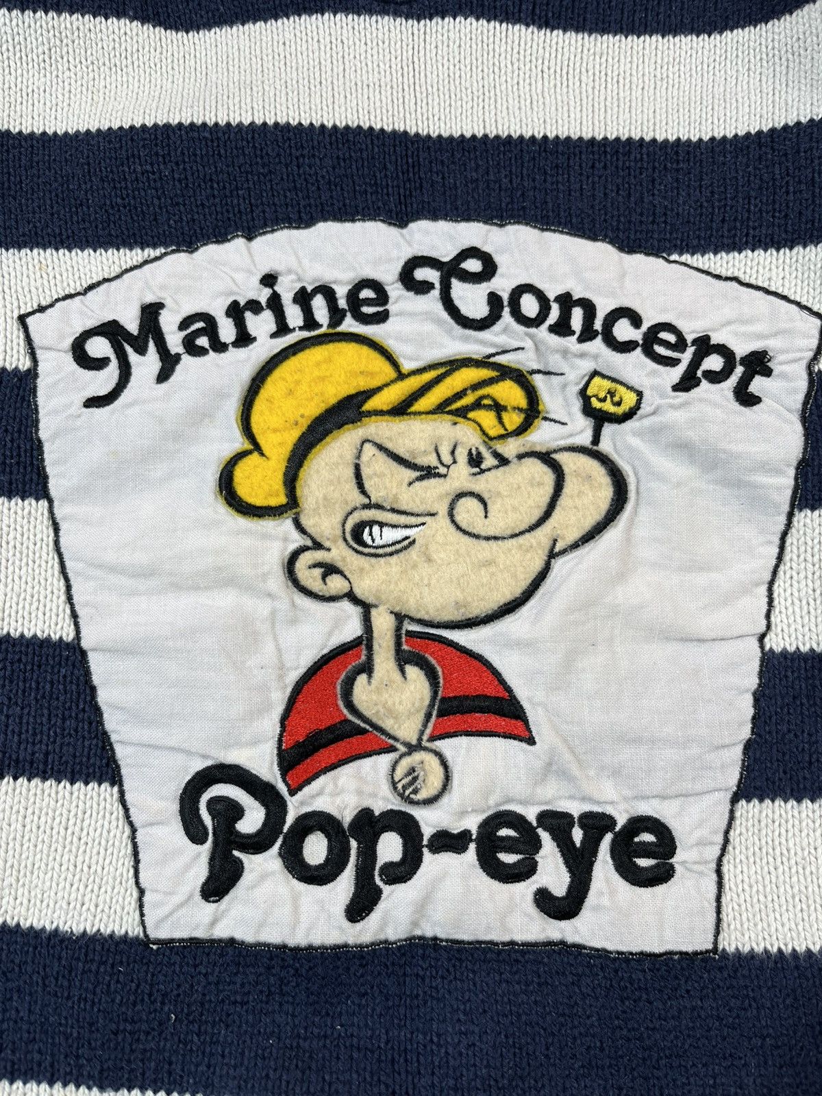 Vintage Vintage Knit Sweater Popeye 90s Size US M / EU 48-50 / 2 - 5 Thumbnail