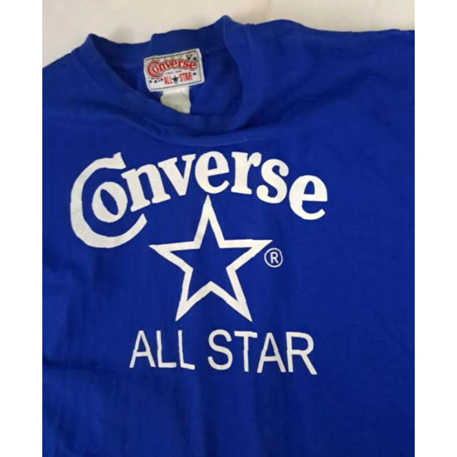 Converse Converse T-Shirt All-Star Printed Blue 2XL Men Short Sleeve Stars Shirt Size US XXL / EU 58 / 5 - 2 Thumbnail