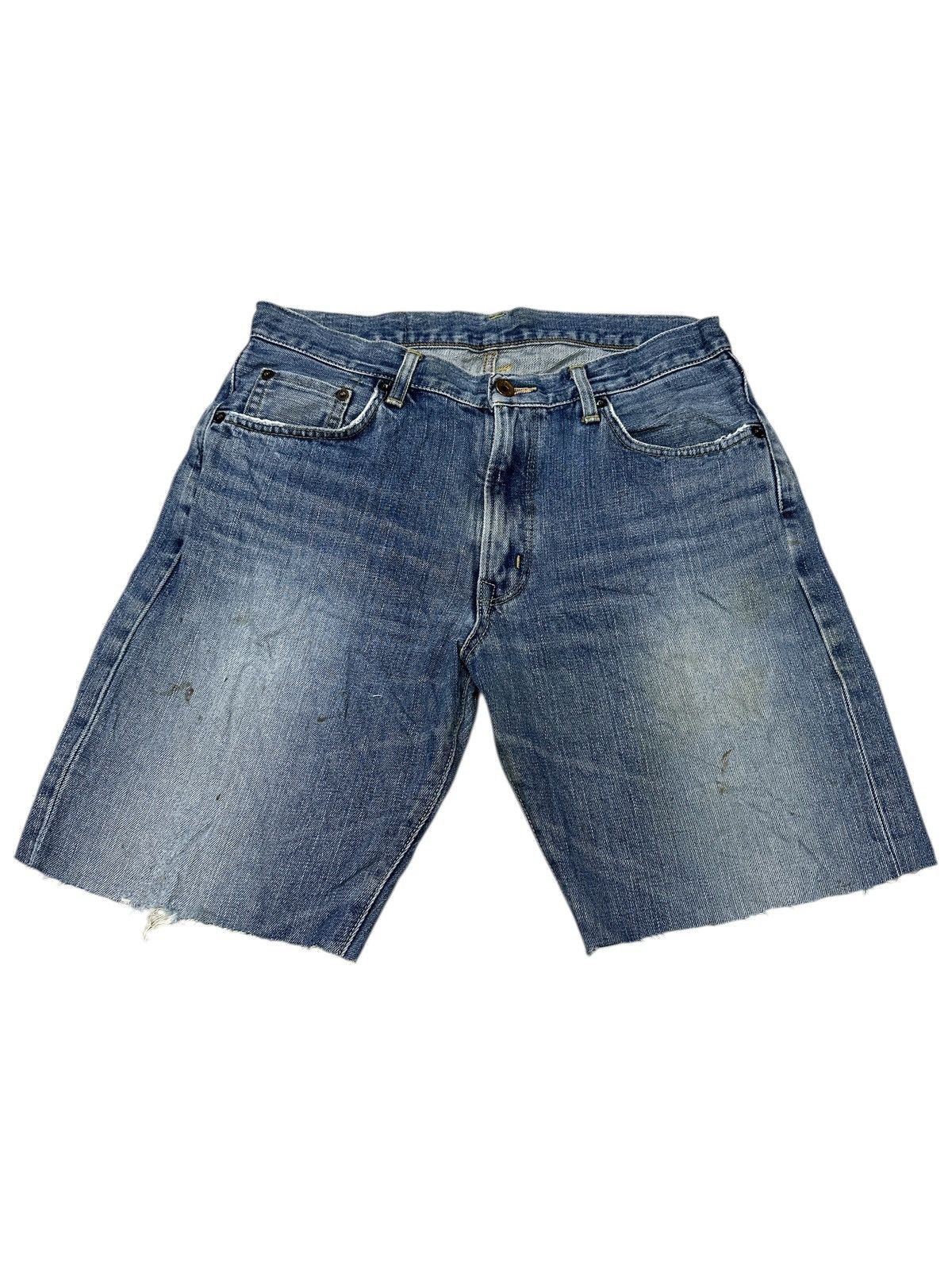 Japanese Brand Vintage Edwin 505XX Selvedge Short Denim🎌💥 Size US 32 / EU 48 - 1 Thumbnail