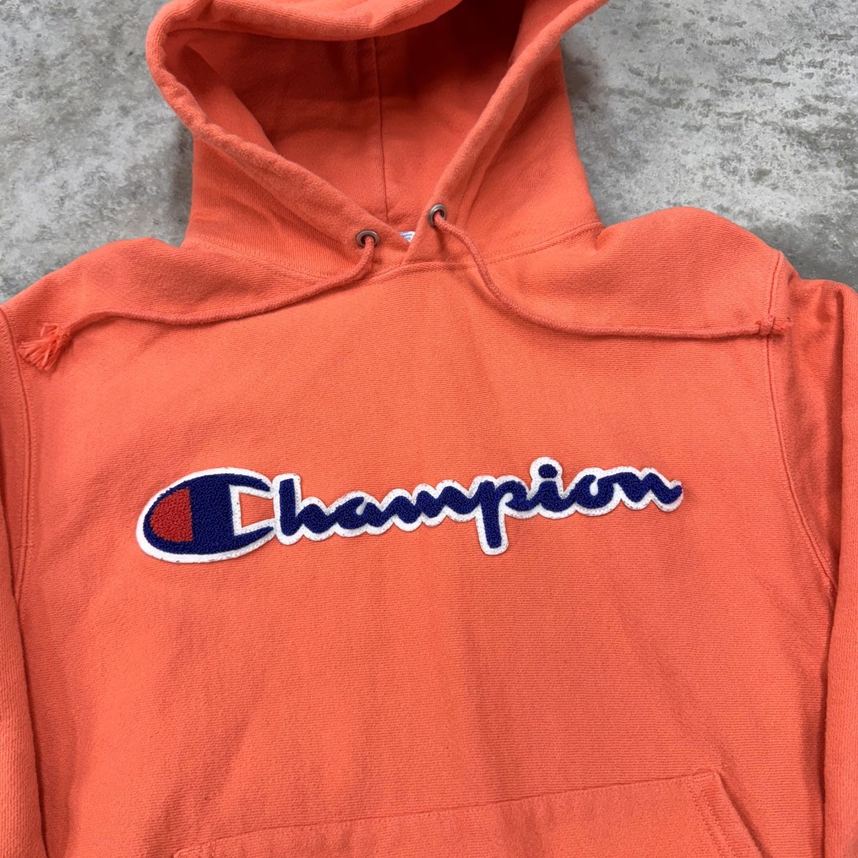 Champion Champion Hoodie Mens Medium Reverse Weave Pullover Spell Out Embroidered Size US M / EU 48-50 / 2 - 3 Thumbnail