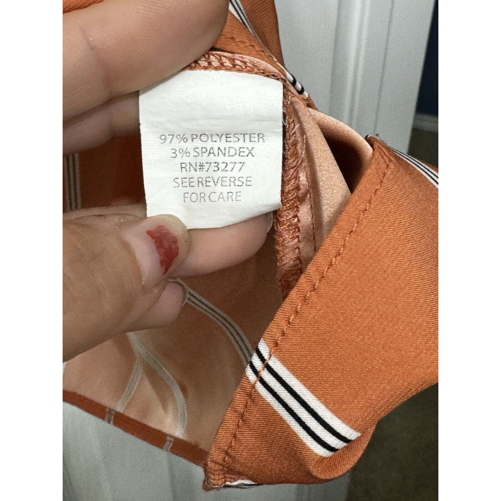 Other Valette Women’s Creamcicle Orange Striped Blouse - 3XL Size 3XL / US 20-22 - 5 Thumbnail