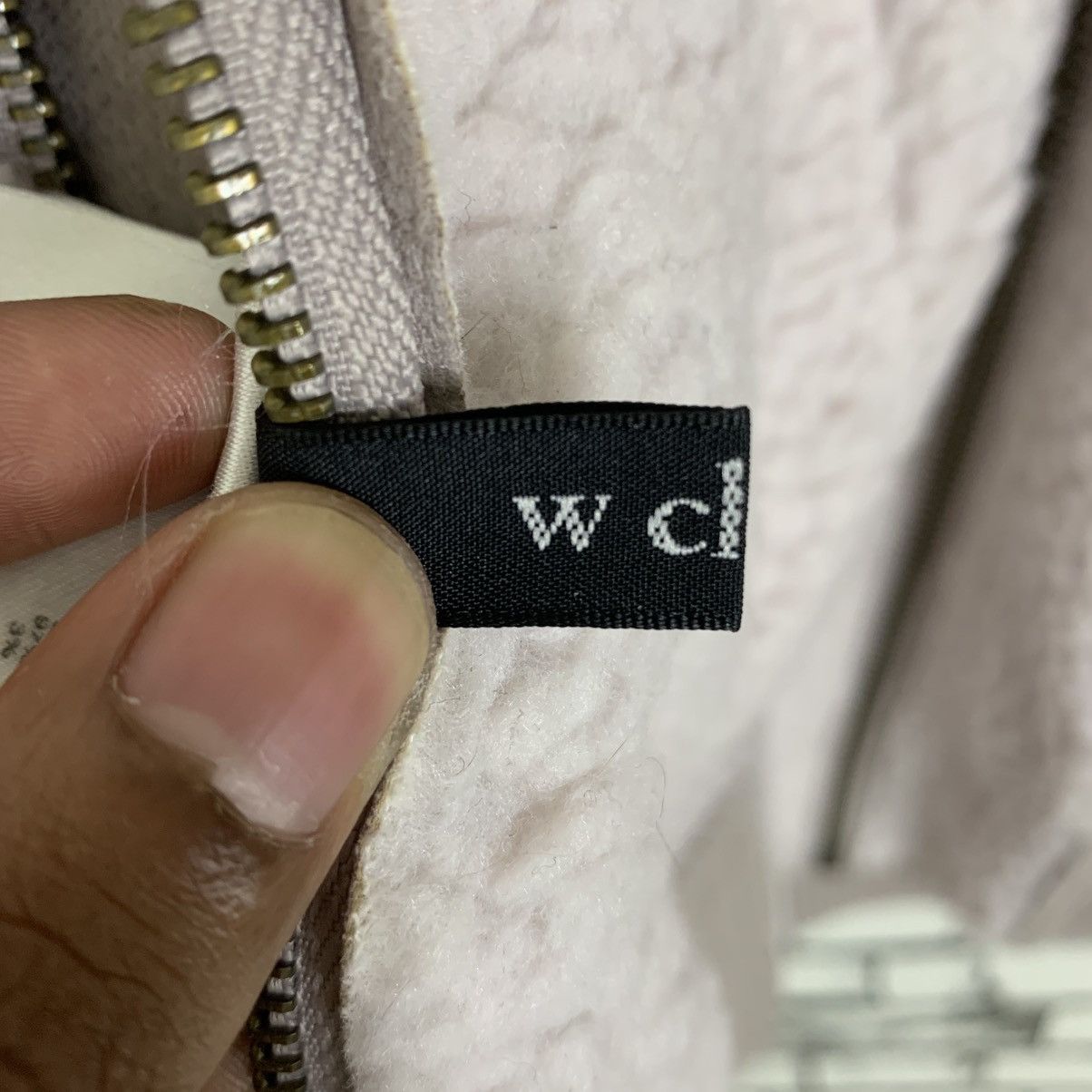 Designer × Japanese Brand × Vintage W Closet Sherpa Fleece ZipUp Jacket Size ONE SIZE - 19 Thumbnail
