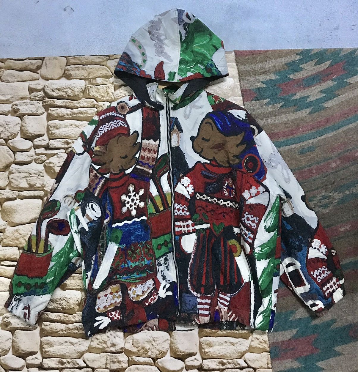 image of Hodie Merry Christmas Fullprint, Men's (Size Medium)