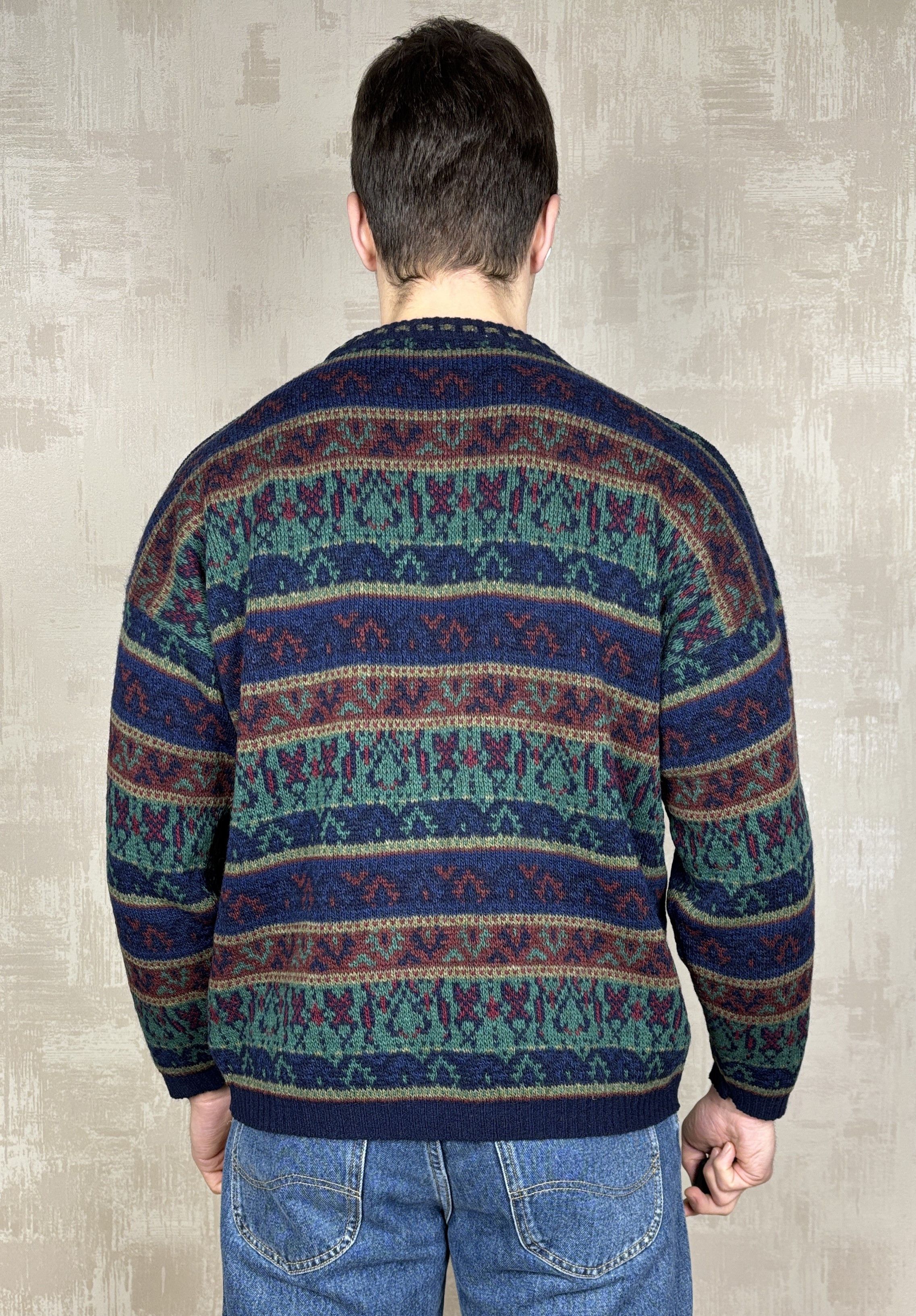 Other Dunn & Co Vintage Knit Sweater Wool Blend Fair Isle Pattern Size US L / EU 52-54 / 3 - 11 Thumbnail