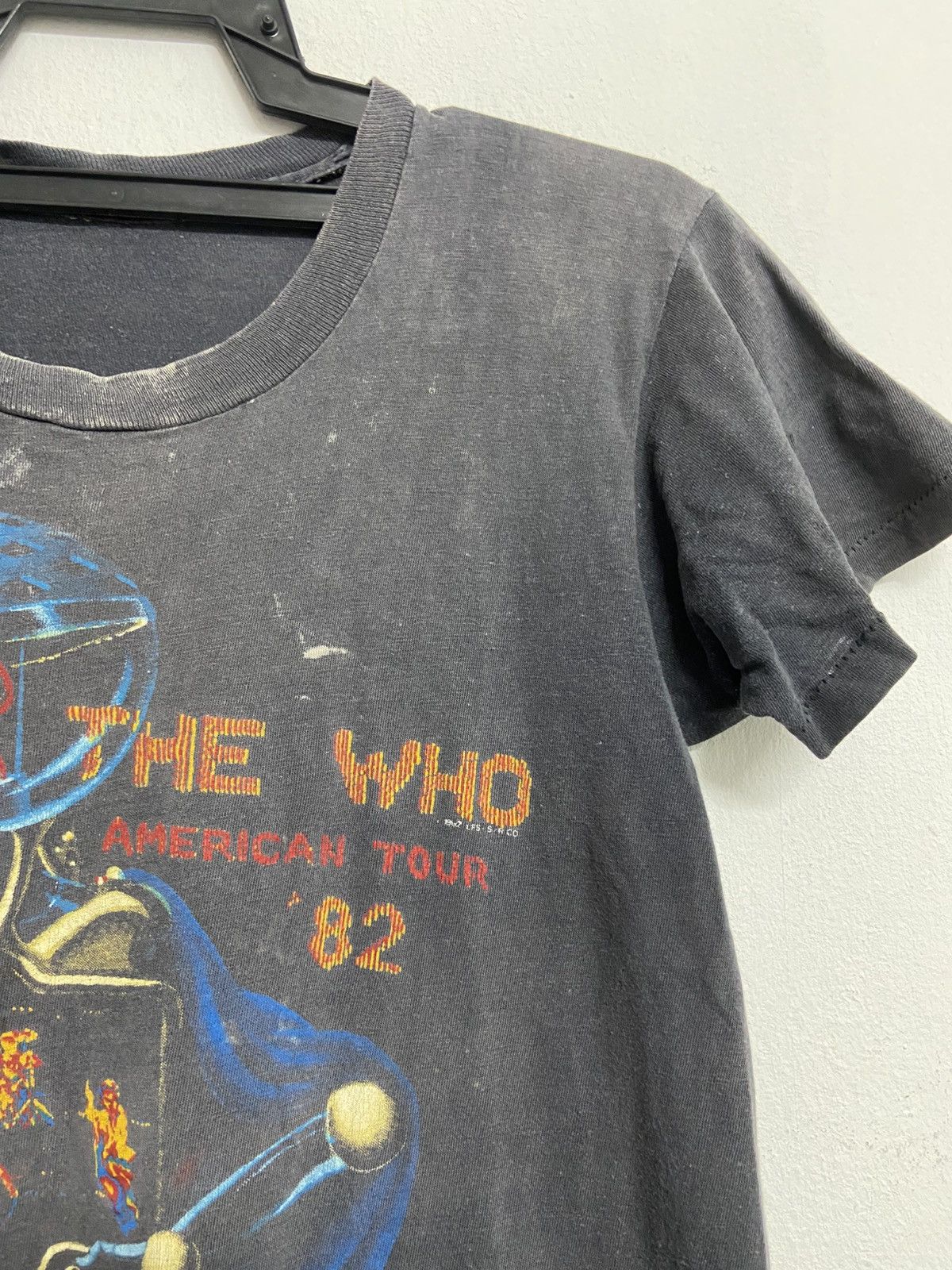 Band Tees Vintage 1982 The Who American Tour Sun Faded Tee Size US S / EU 44-46 / 1 - 5 Thumbnail