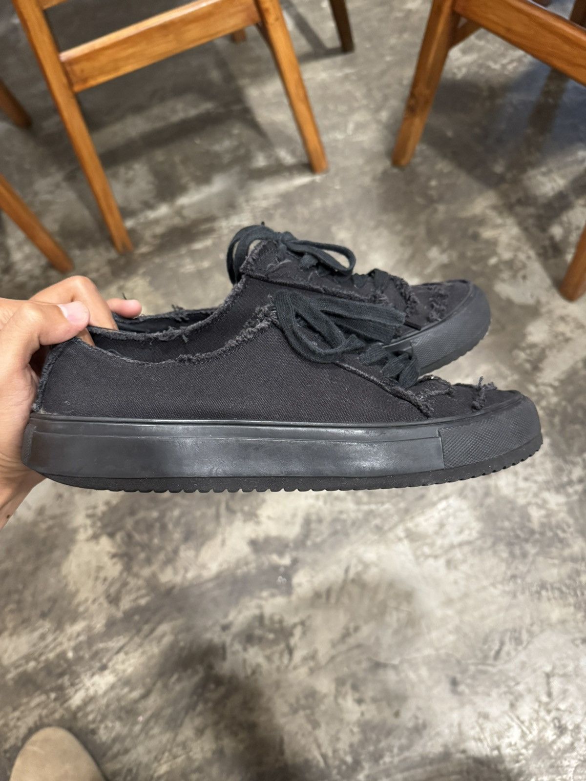 Yohji Yamamoto DISTRESSED YOHJI YAMAMOTO POUR HOMME SHOES Size US 7.5 / EU 40-41 - 6 Thumbnail