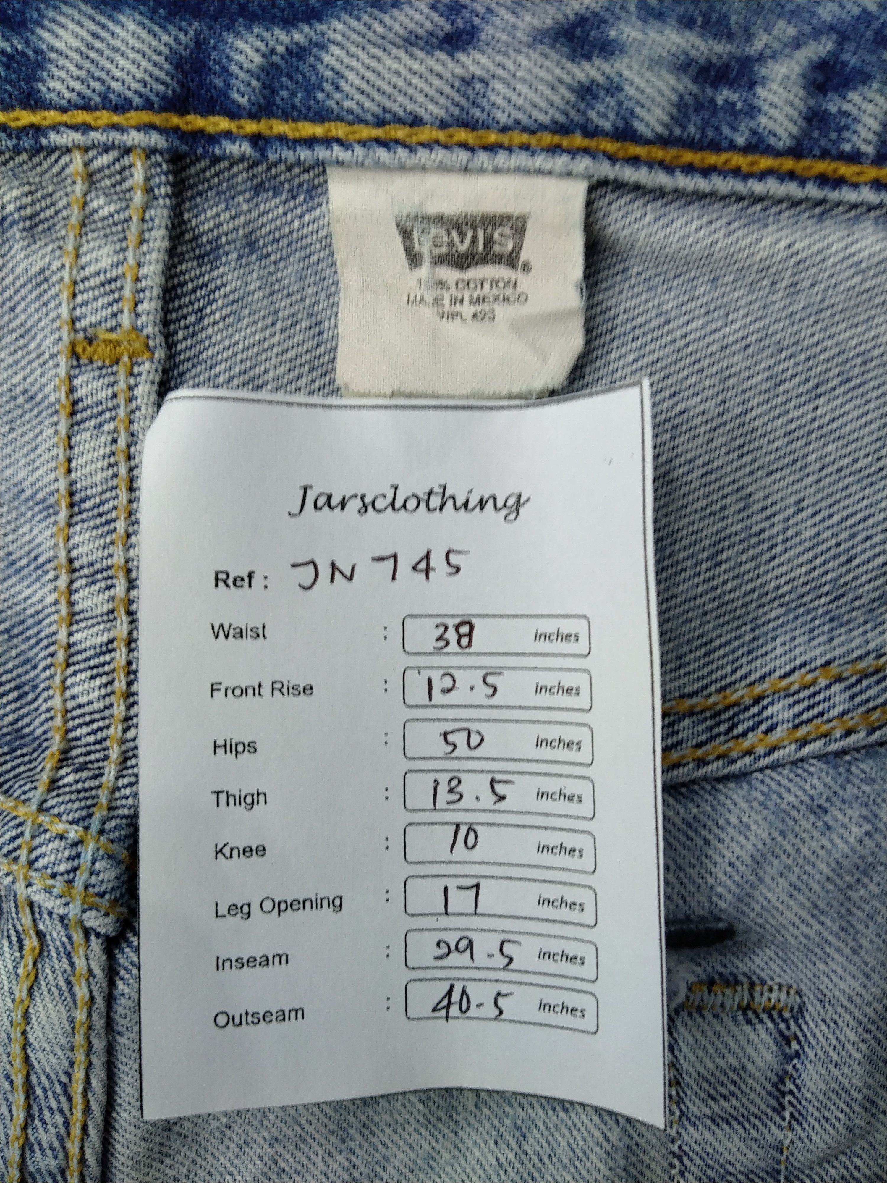 Levi's Light Wash Vintage Levi's 501 Denim 38 x 29.5 -JN745 Size US 38 / EU 54 - 8 Thumbnail