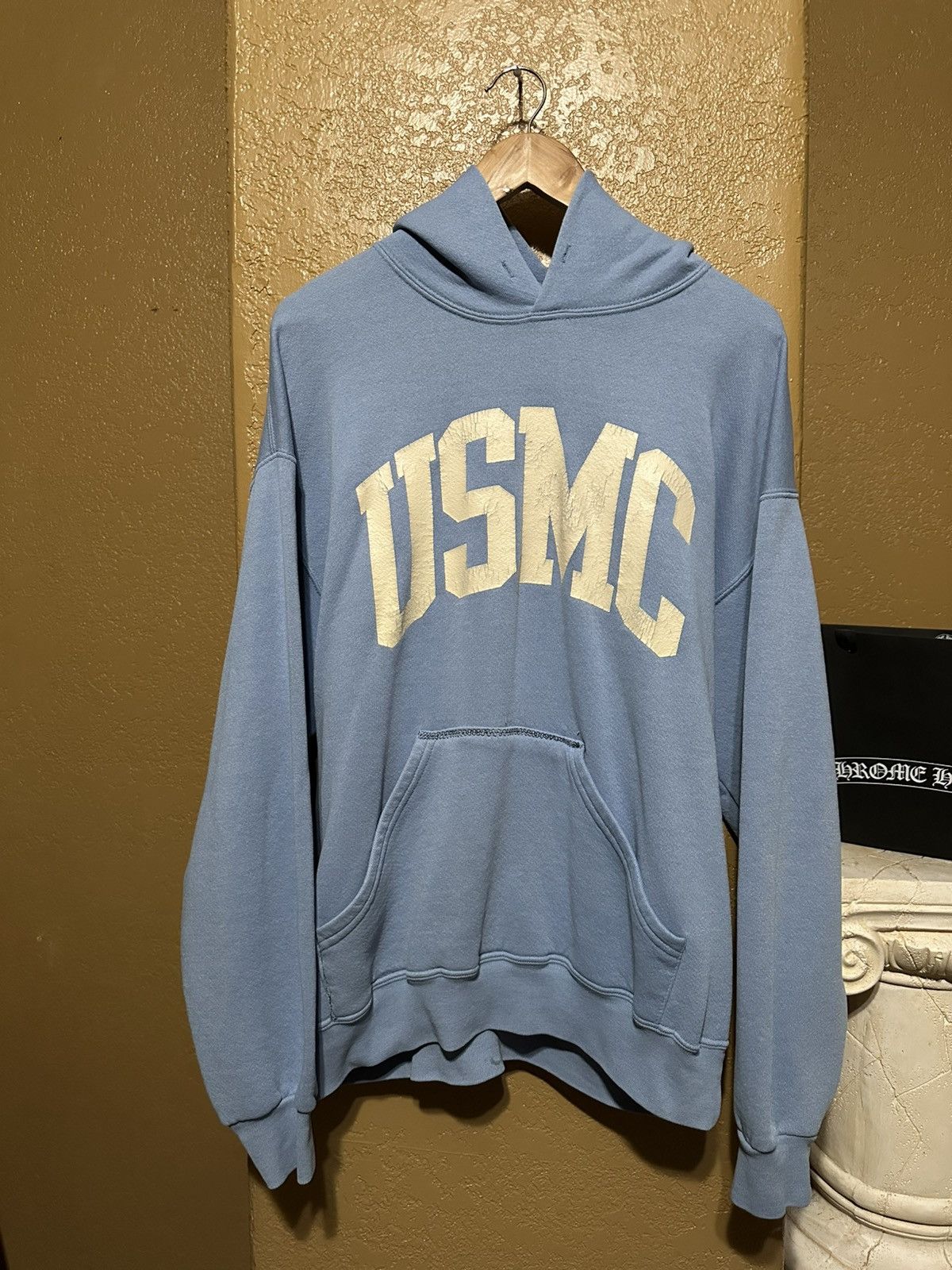 Vintage 🪖 GRAIL vintage 90s USMC military pullover hoodie large Size US L / EU 52-54 / 3 - 1 Thumbnail
