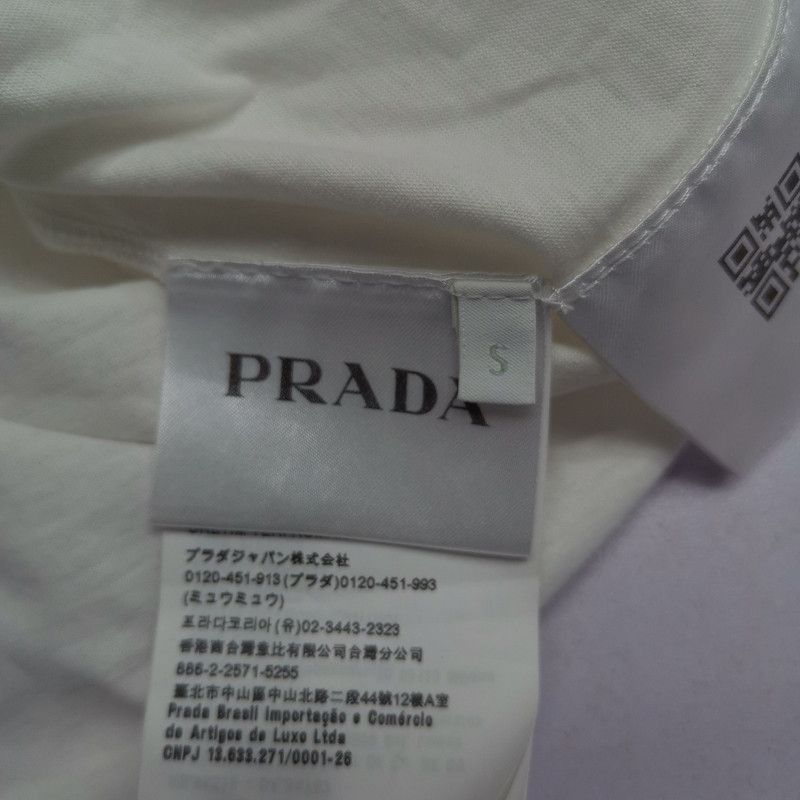 Prada Prada SS23 Casual Tshirt with Triangle Design-2506 Size US S / EU 44-46 / 1 - 4 Thumbnail