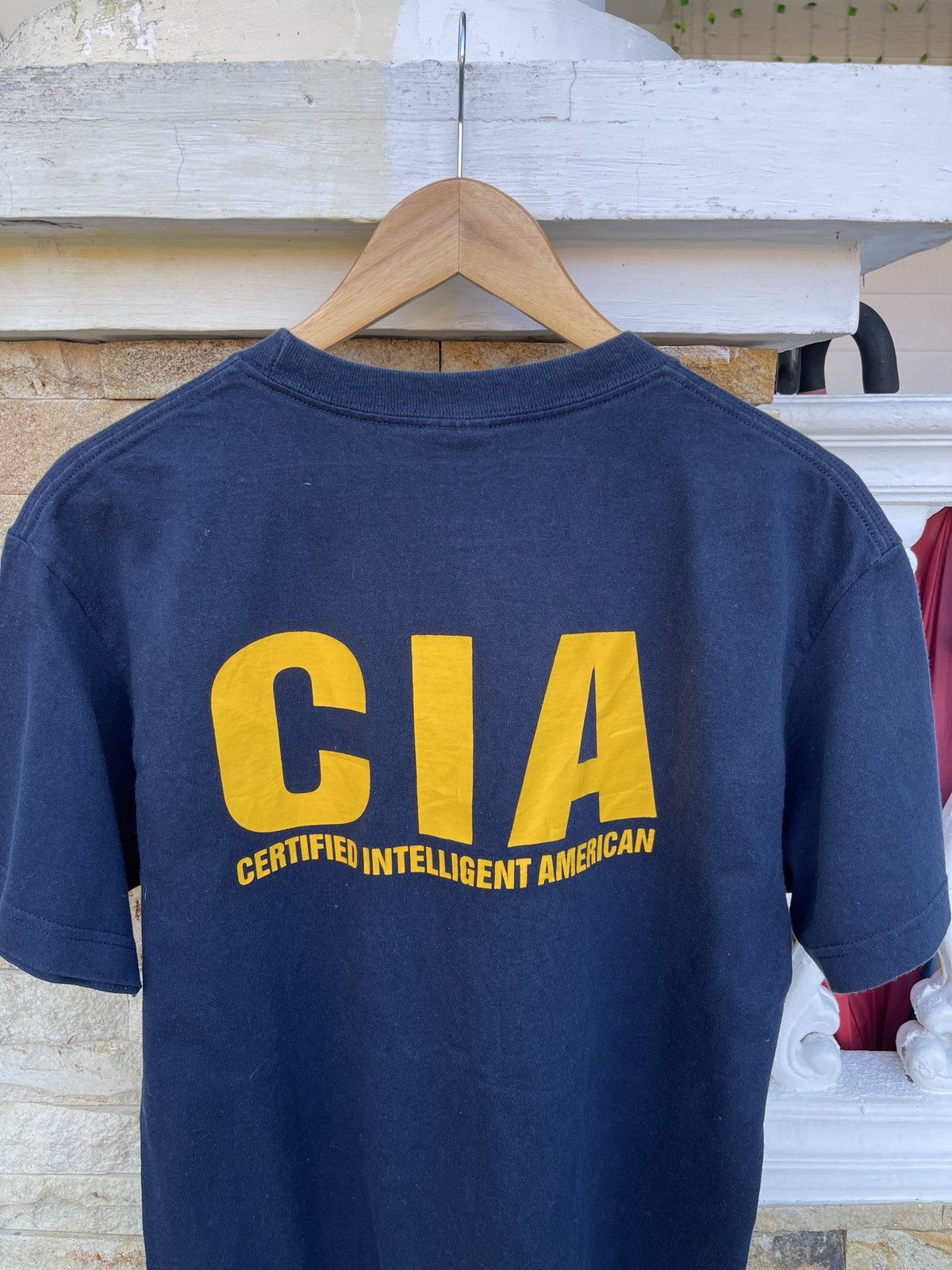 Vintage Last Drop🔥Rare🔥Vintage Y2K CIA T Shirt Size US M / EU 48-50 / 2 - 4 Thumbnail
