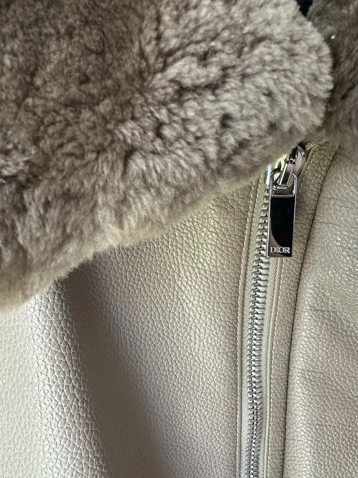 Dior Dior Bomber Leather Jacket Beaver Fur Collar Size US L / EU 52-54 / 3 - 12 Thumbnail