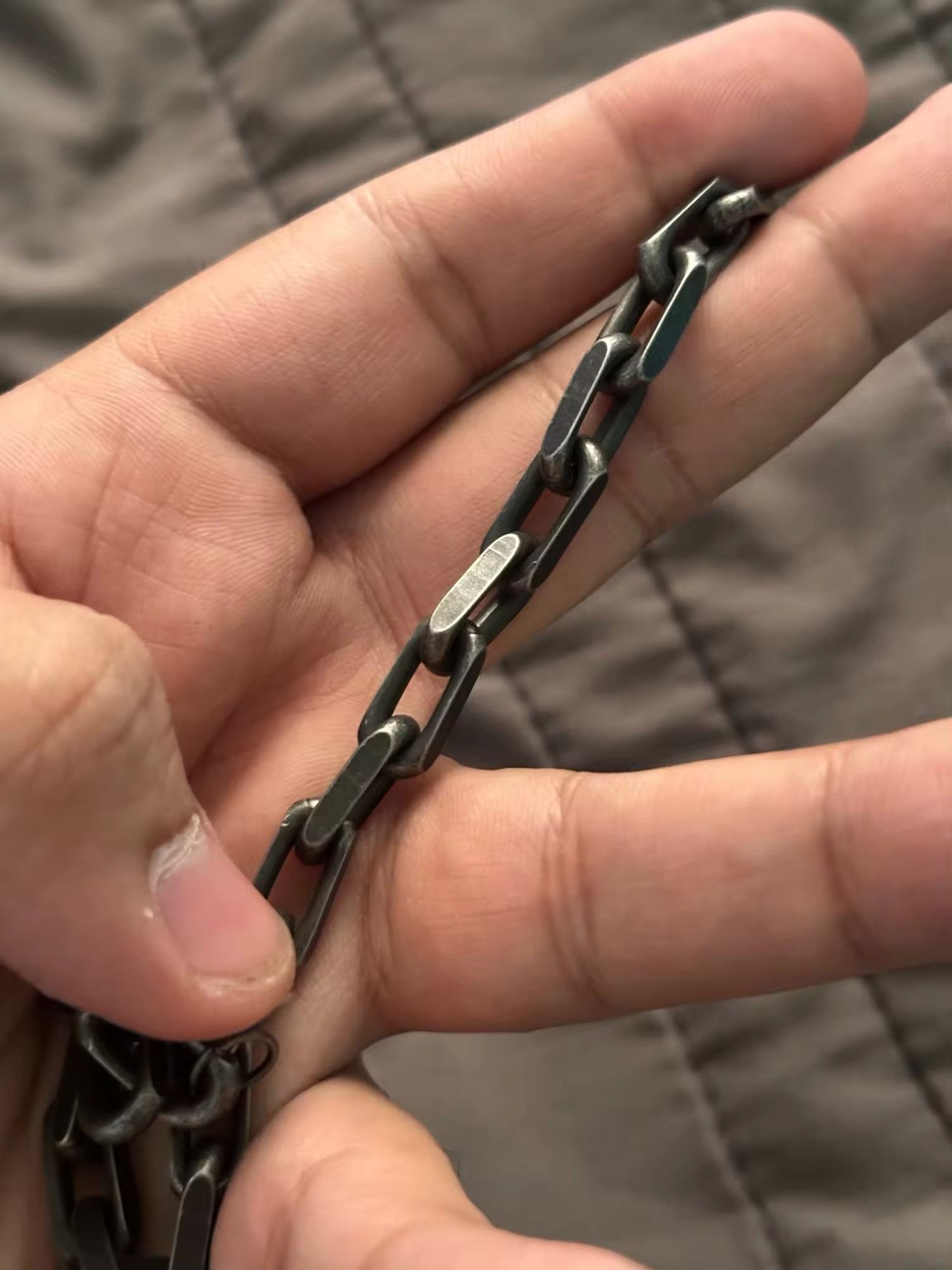 Jewelry Oxidized Black Chain Bracelet Size ONE SIZE - 5 Thumbnail