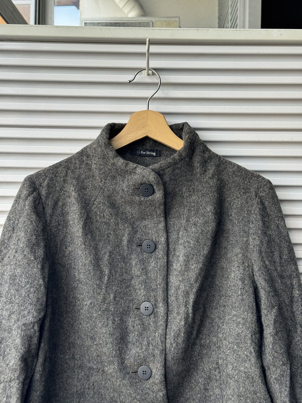 Yohji Yamamoto Vintage Yohji Yamamoto Y’s For Living Cashmere Blazer Size US M / EU 48-50 / 2 - 2 Thumbnail