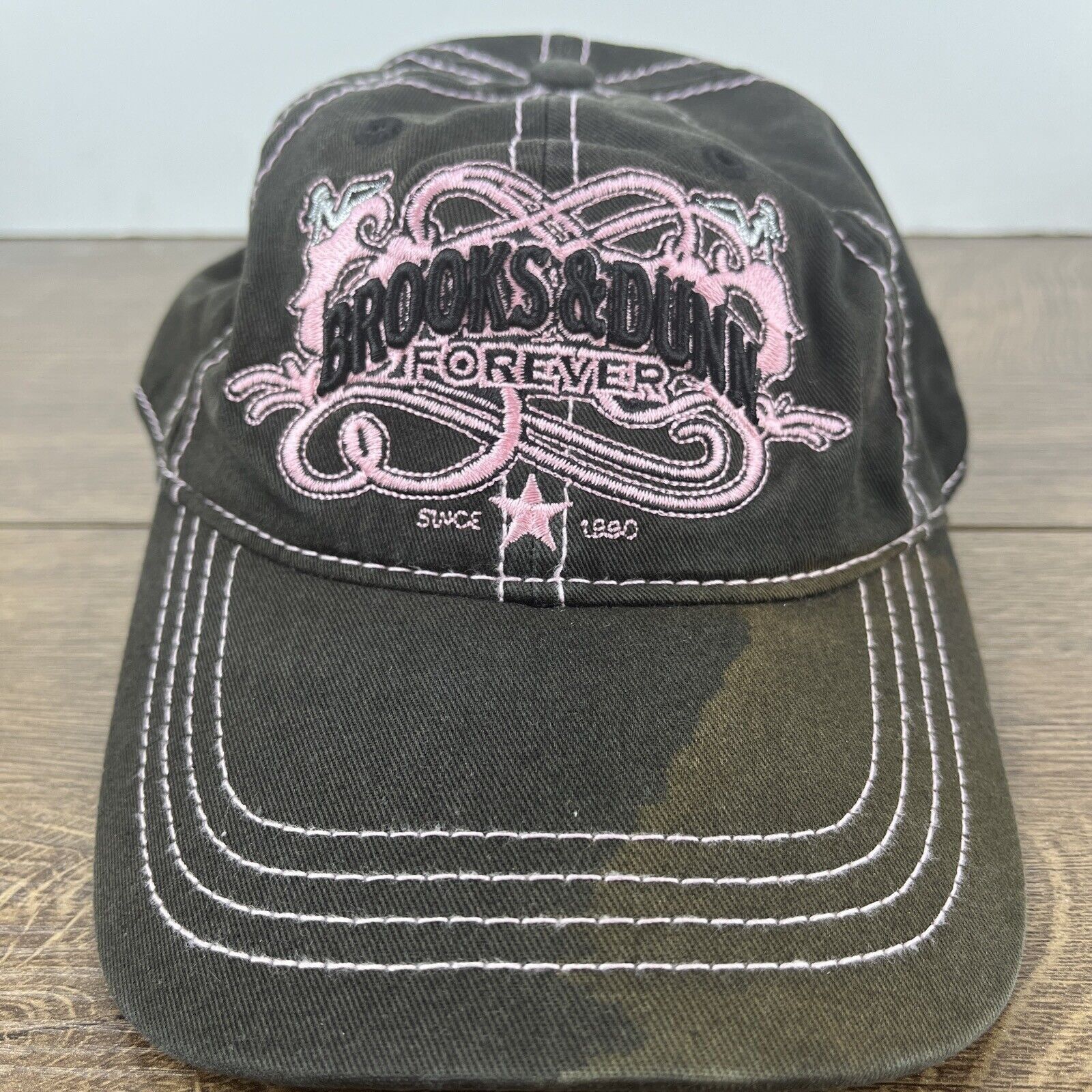 Other Brooks & Dunn Hat Forever Tour Tan Brown Hat Adjustable Adul Size ONE SIZE - 1 Thumbnail