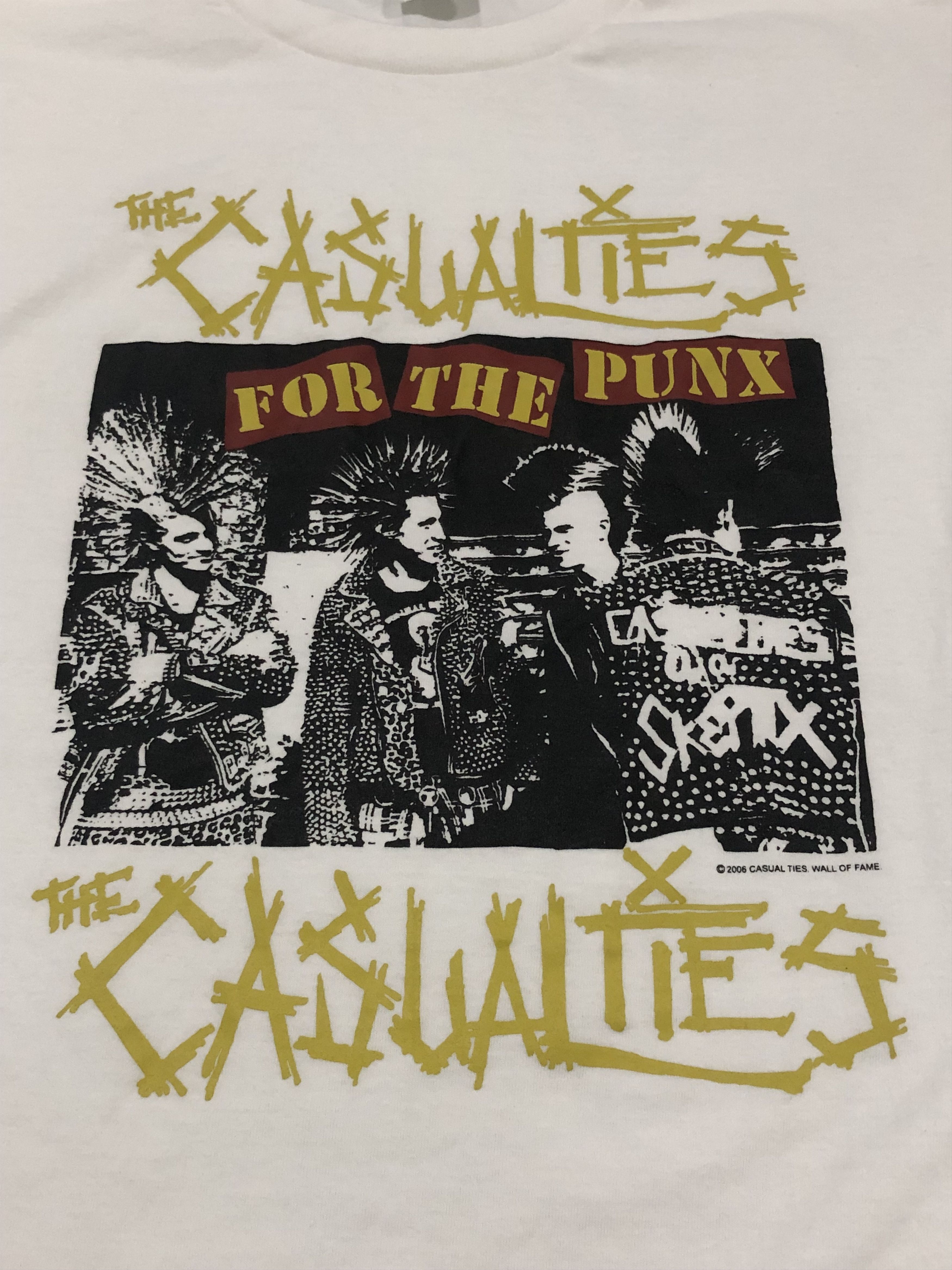 Band Tees × Punk and Yo × Vintage Vinatge Bootleg American Punk Rock Band The Casualties Tees Size US L / EU 52-54 / 3 - 3 Thumbnail