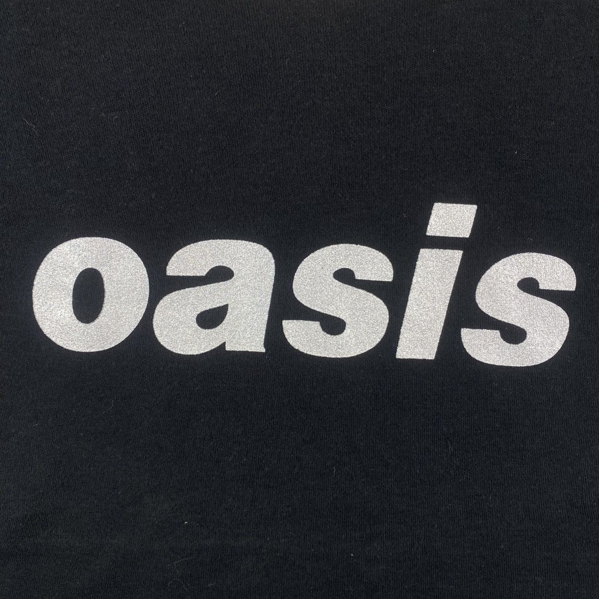 Band Tees Vintage 90's OASIS Logo Band Promo Tee Shirt Free Size Size ONE SIZE - 2 Thumbnail