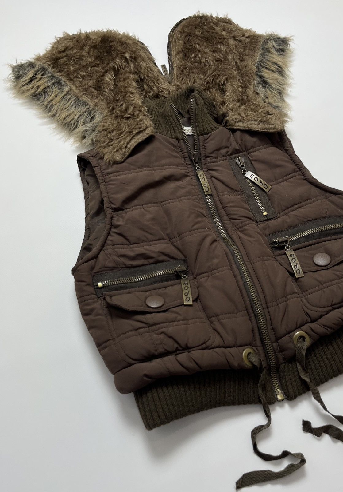 Hysteric Glamour × Undercover Military LGB If Six Was Nine Style Faux Fur Zip Vest Jacket Size US S / EU 44-46 / 1 - 4 Thumbnail