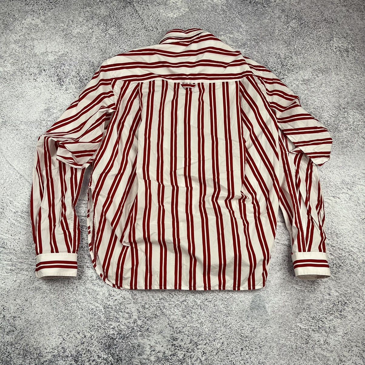 Balenciaga Balenciaga red/white blouse shirt oversized Size M / US 6-8 / IT 42-44 - 3 Thumbnail