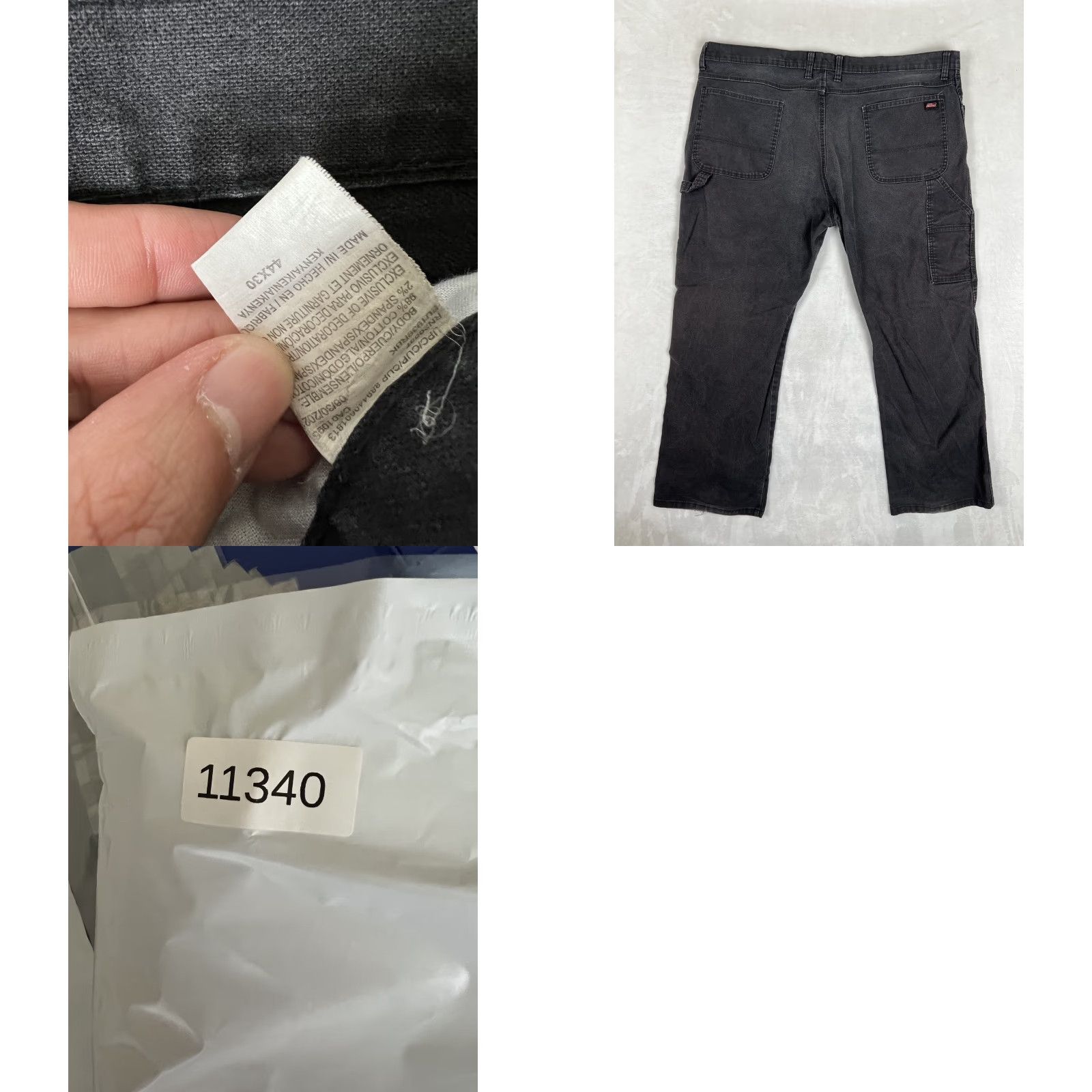 Dickies Dickies 874 Pants Mens 44x30 Black Workwear Carpenter Straight Leg Regular 5-Pocket Canvas Cotton Grunge Vintage? No Size US 44 / EU 60 - 8 Thumbnail