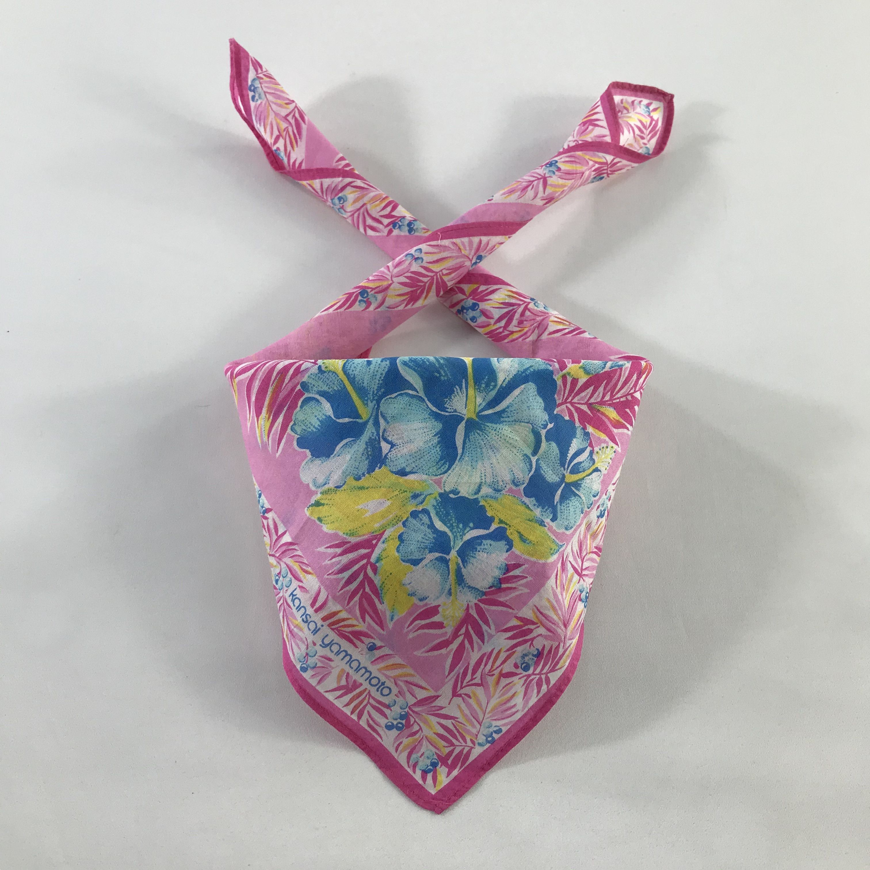 Kansai Yamamoto × Vintage Kansai Yamamoto Bandana / Handkerchief / Neckerchief - S1175 Size ONE SIZE - 3 Thumbnail