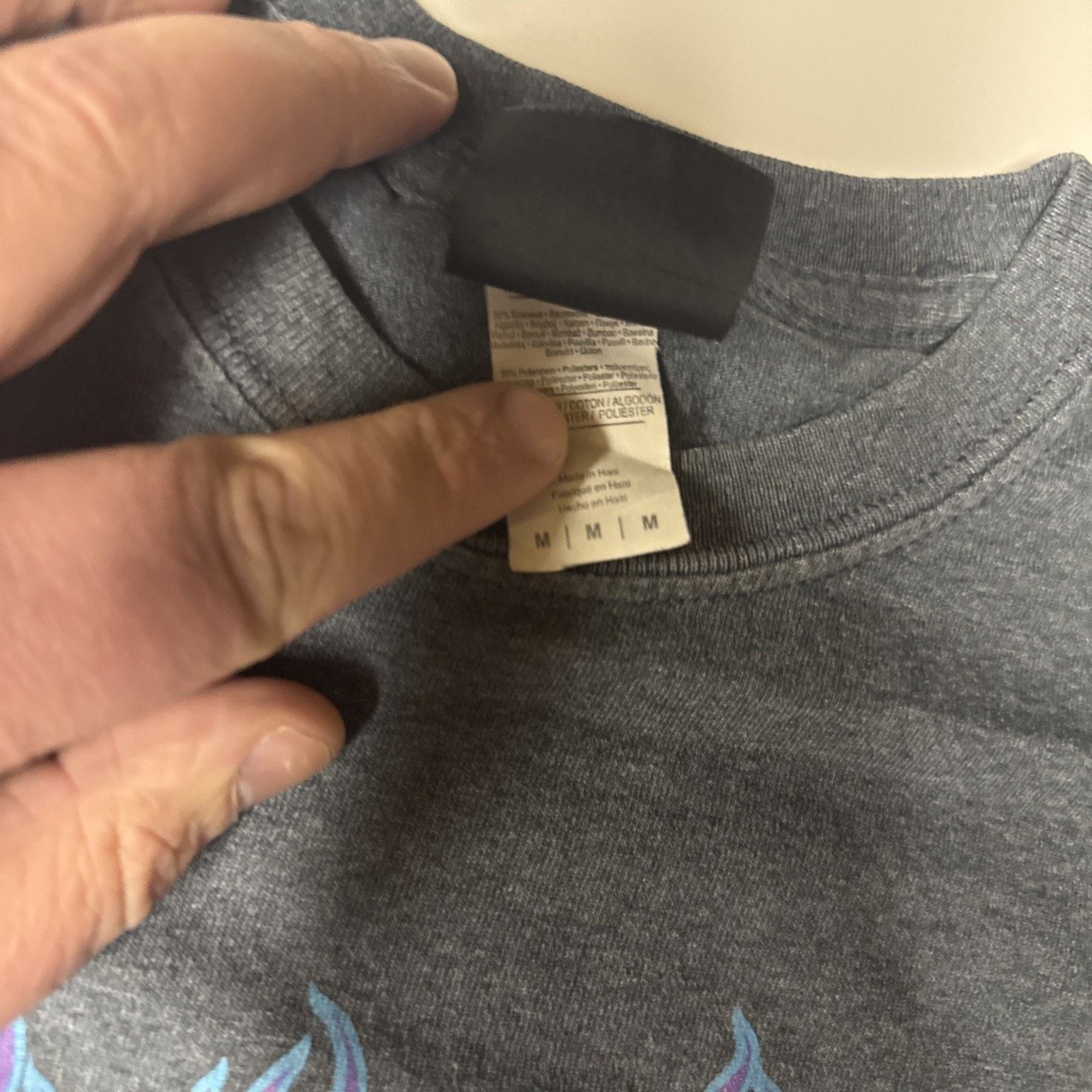Thrasher Thrasher T-Shirt Mens Size Medium Gray Blue Official Logo Size US M / EU 48-50 / 2 - 3 Thumbnail