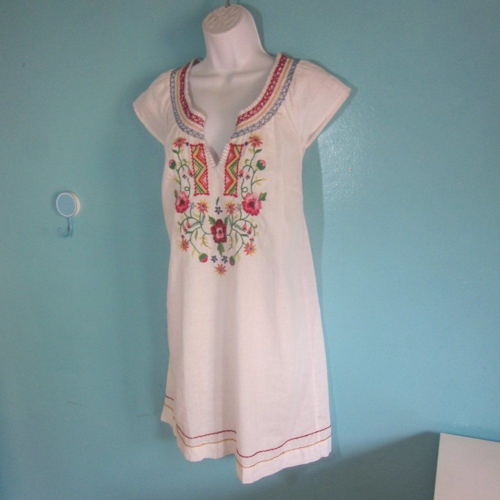 Lucky Brand Vintage Y2K Lucky Brand Size S Shift Embroidered Summer Line Size S / US 4 / IT 40 - 7 Thumbnail