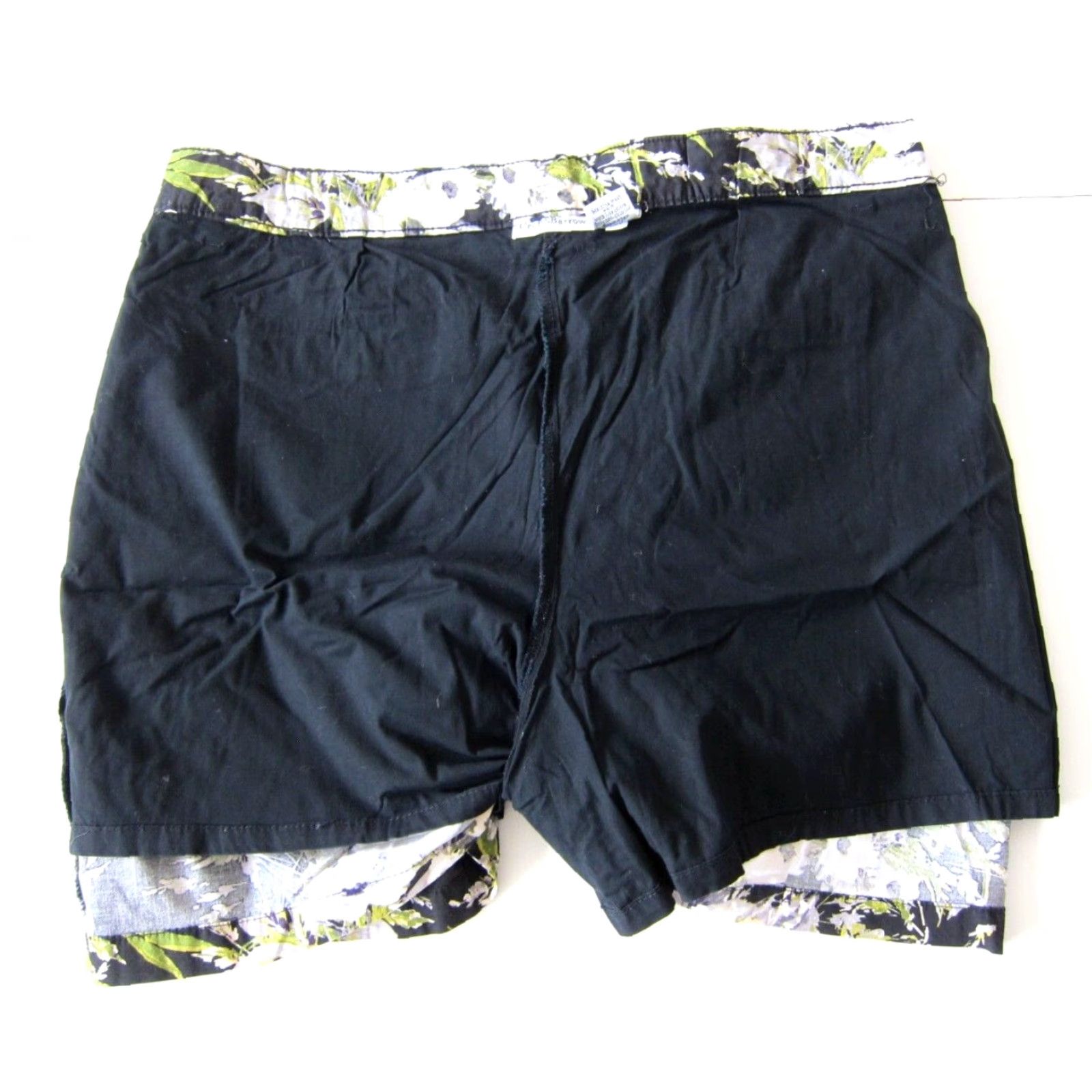 Croft & Barrow Croft & Barrow Cotton Stretch Black White Grey Pocket Built In Short Skort 14 Size 36" / US 14 / IT 50 - 5 Thumbnail