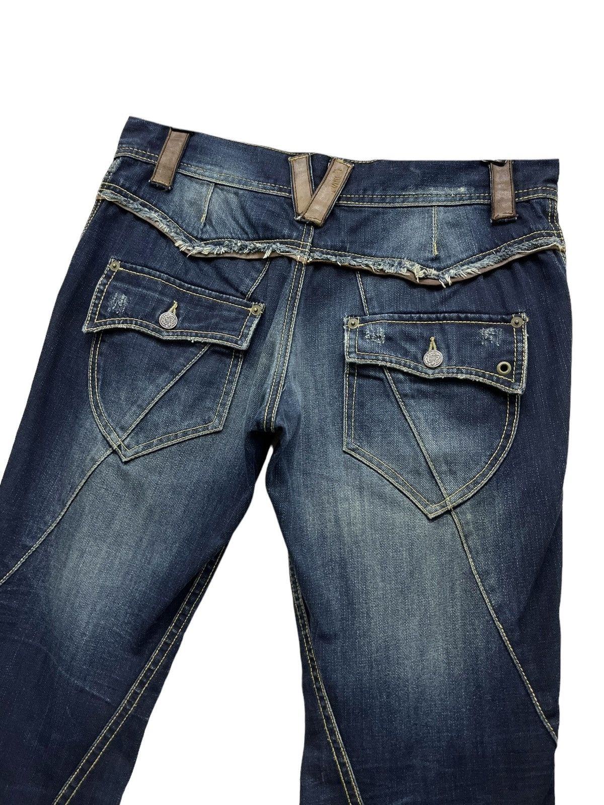 Michel Klein FYE🔥Vintage MICHEL KLEIN HOMME Designer Twisted Leg FLARE Size 30" / US 8 / IT 44 - 13 Thumbnail