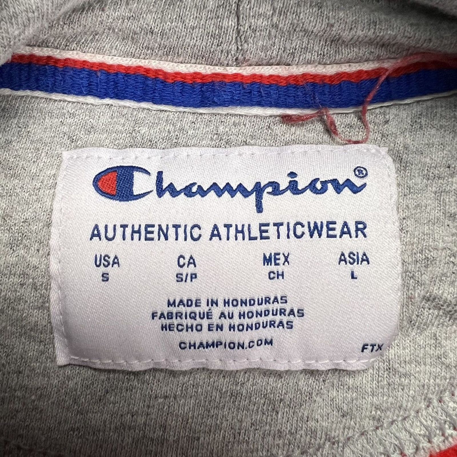 Champion × Vintage Champion Hoodie Small Red Authentic Athletic Pullover Hooded Size US S / EU 44-46 / 1 - 5 Thumbnail