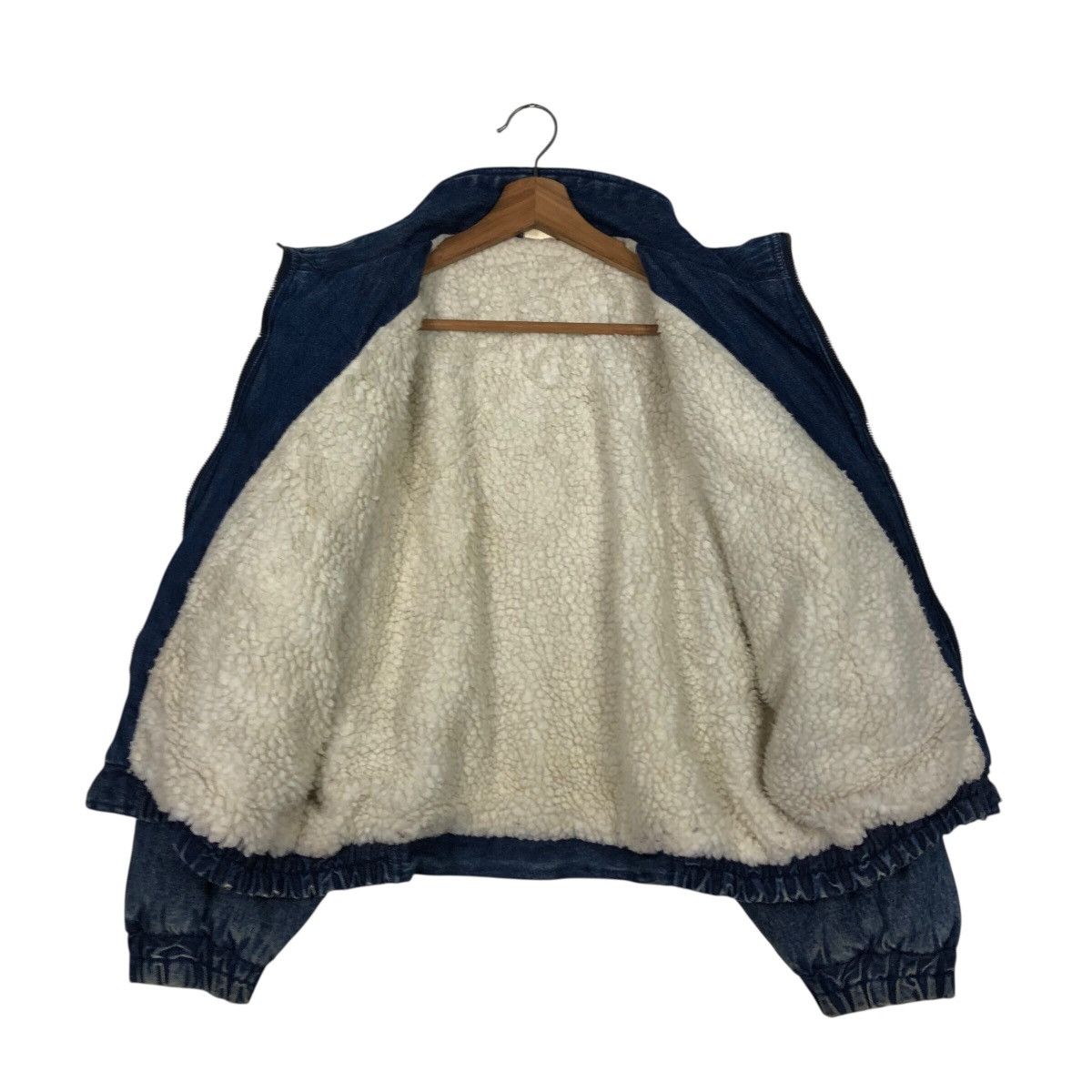 Japanese Brand 📌Vintage Bomber Denim Jacket Unbranded Blanket Issey Miyake Size US M / EU 48-50 / 2 - 15 Thumbnail