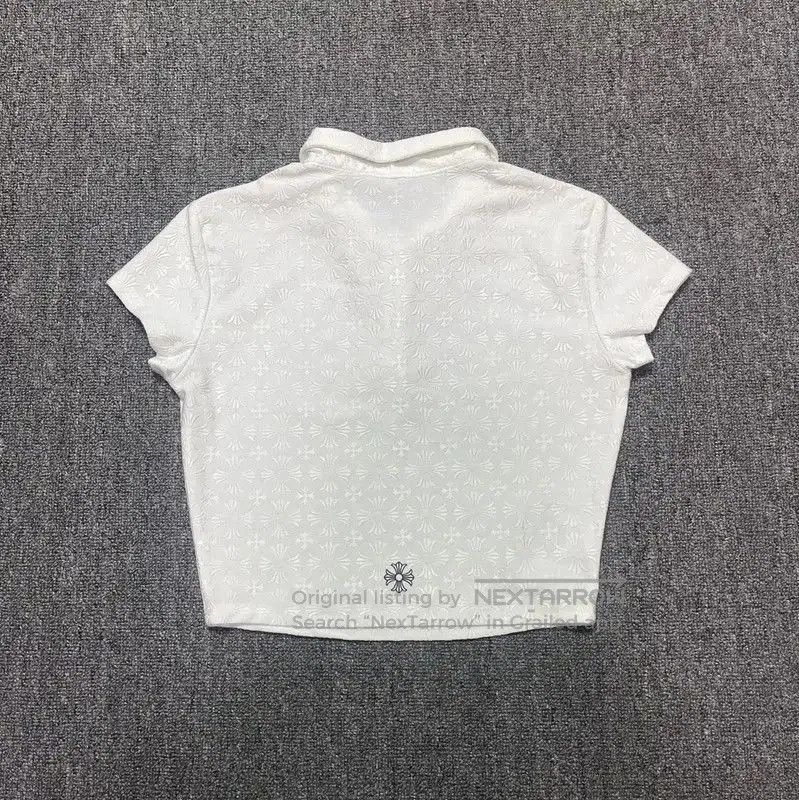 Chrome Hearts Chrome Hearts White Wool Cropped T-shirt . Size S / US 4 / IT 40 - 2 Thumbnail