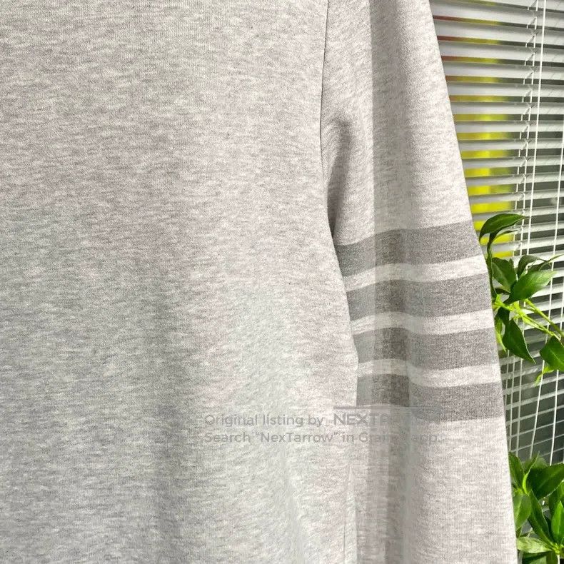 Thom Browne Thom Browne Grey hoodie Size US XL / EU 56 / 4 - 7 Thumbnail