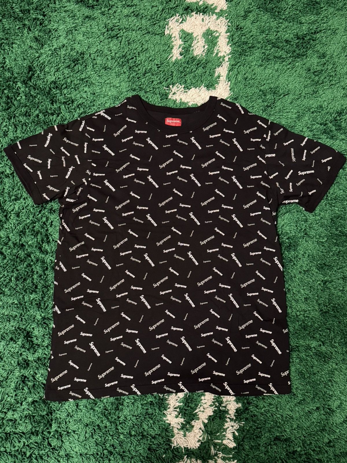 Supreme Supreme Scatter Ringer T-Shirt FW18 Size US XL / EU 56 / 4 - 2 Thumbnail