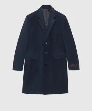 Gucci o1loc1c1225 762007 Smooth Coat With Gucci Web Label Size US XXL / EU 58 / 5 - 2 Thumbnail