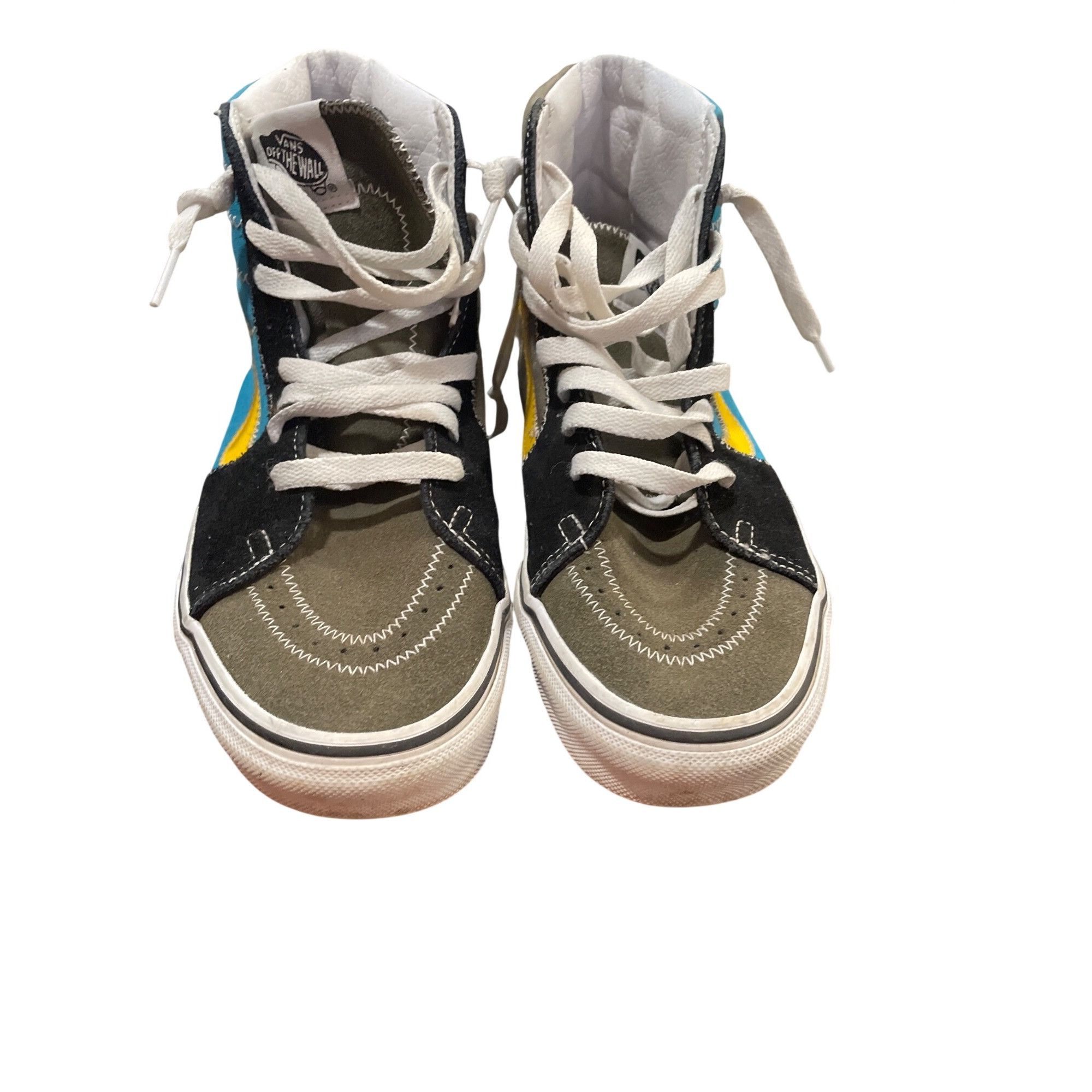 Vans Vans wms multi colored high top skaters shoes sneakers sz 7. Size US 7.5 / IT 37.5 - 11 Thumbnail