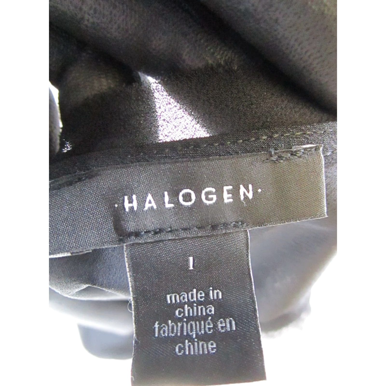 Vintage Halogen Womens Tank Top XS Black V-Neck Sleeveless Pullover Basic Solid Shirt Size XS / US 0-2 / IT 36-38 - 3 Thumbnail