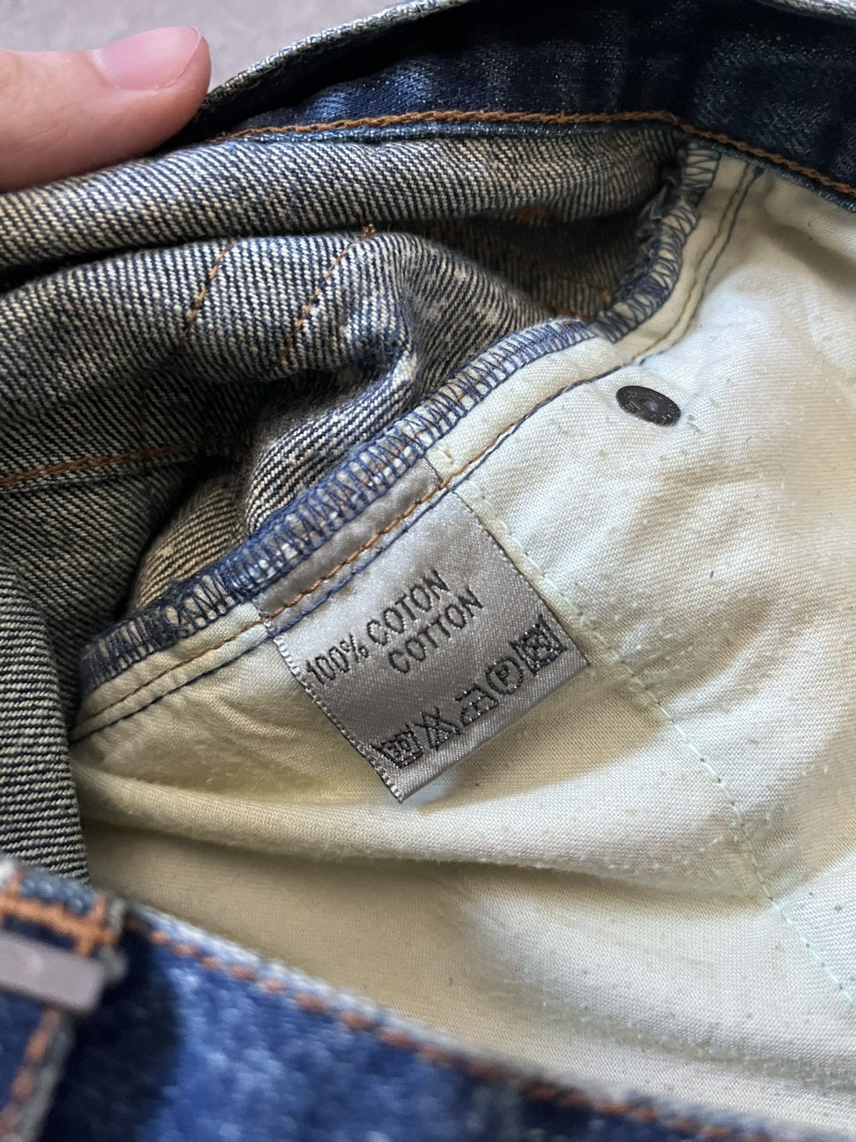 Dior Dior Homme S/S 07 Spider Web Clawmark Jeans by Hedi Slimane Size US 30 / EU 46 - 11 Thumbnail