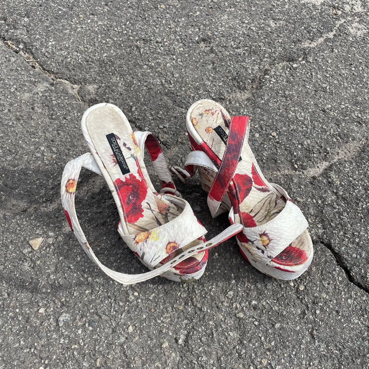 Dolce & Gabbana × If Six Was Nine Dolce Gabbana flowers sex High heel boots Shoes platform Size US 6 / IT 36 - 2 Thumbnail