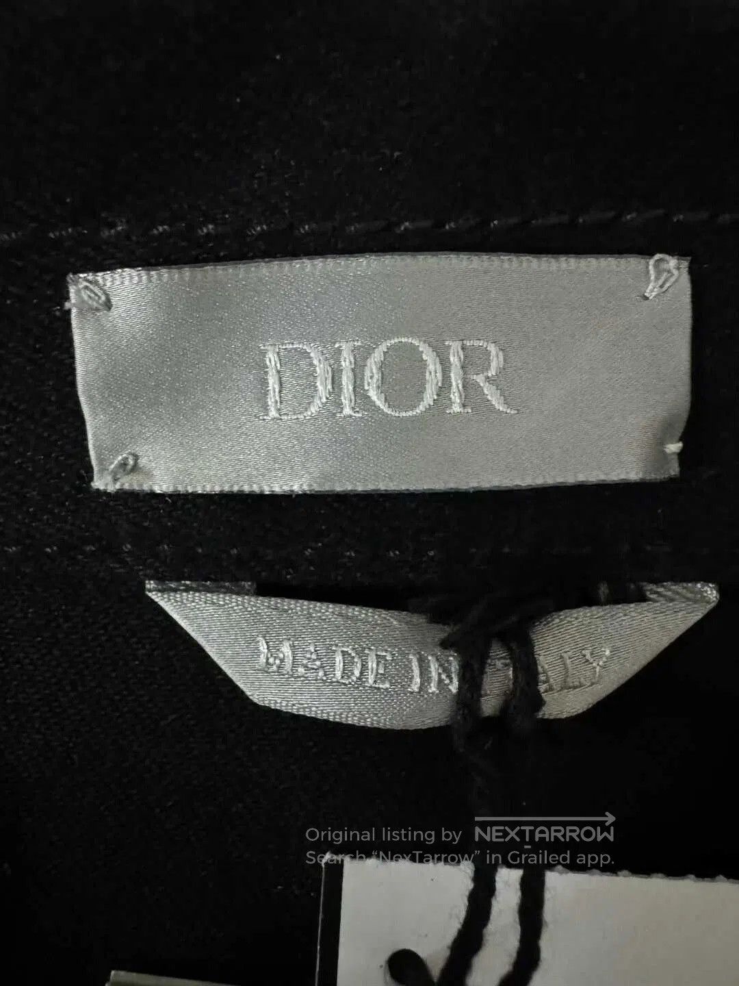Dior Dior Wool Denim Jacket with Embroidery. Size US XXL / EU 58 / 5 - 4 Thumbnail